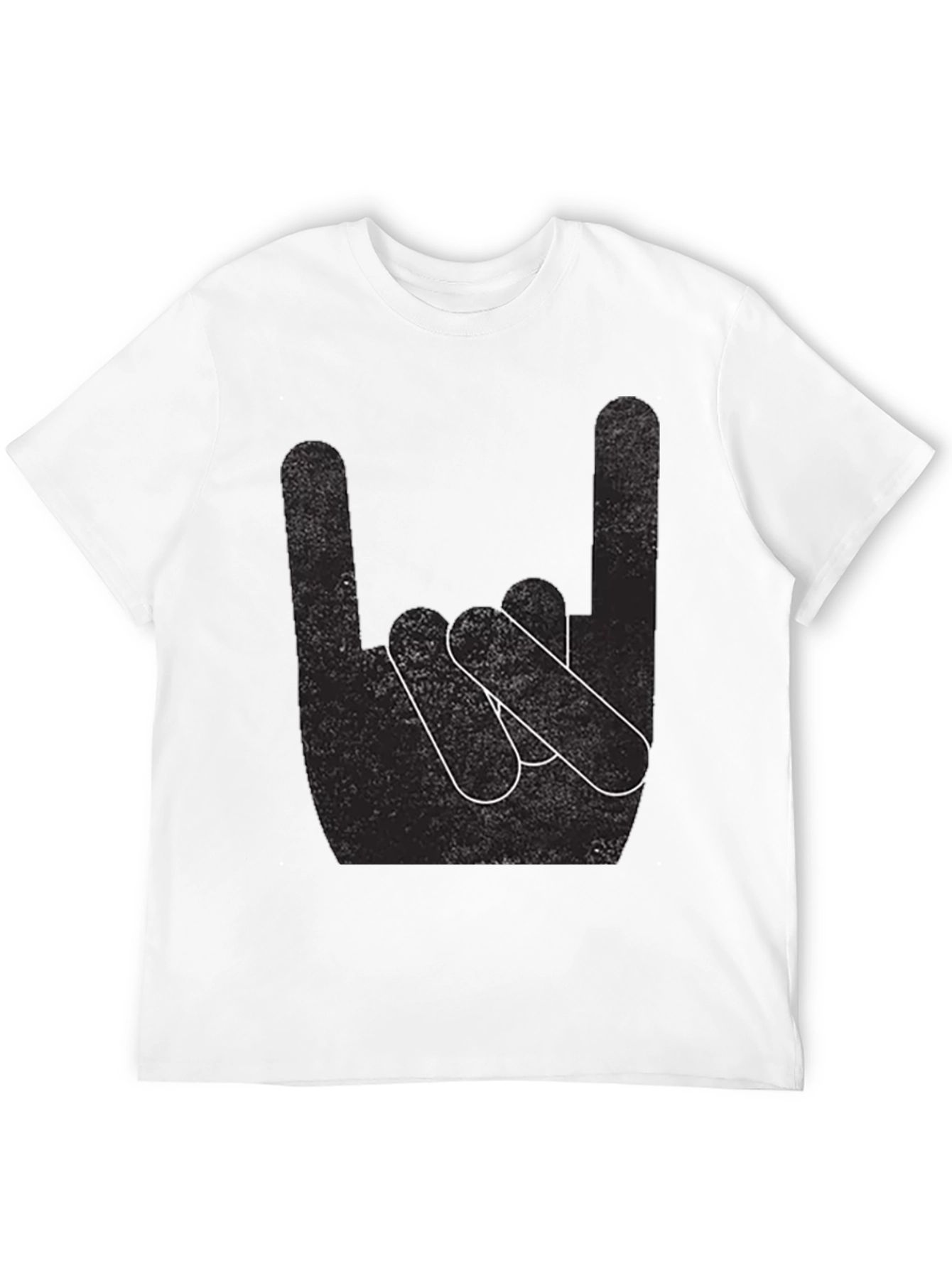 Rock On! Black Graphic T-Shirt