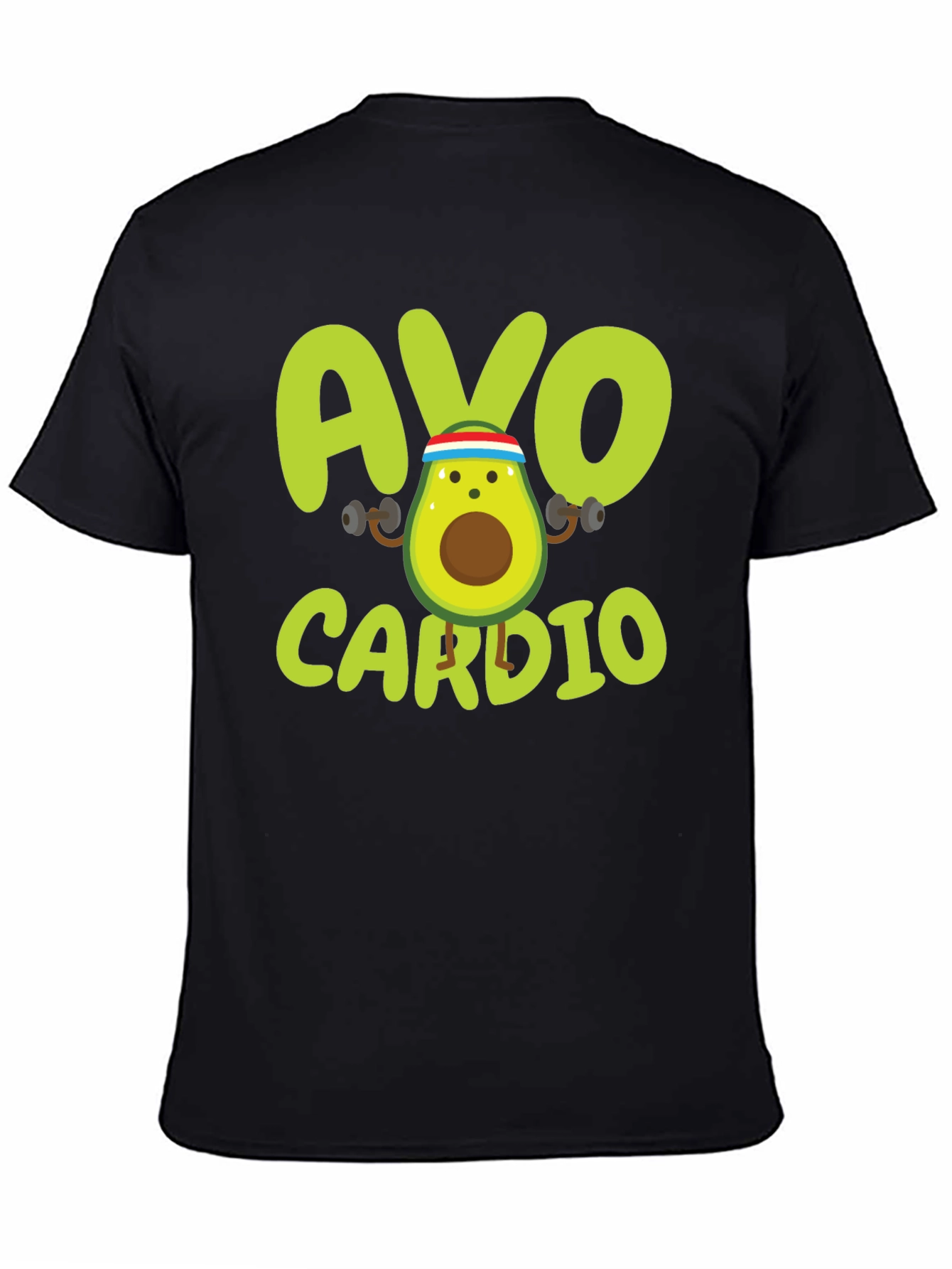 Avo Cardio T-Shirt - Workout Avocado Tee