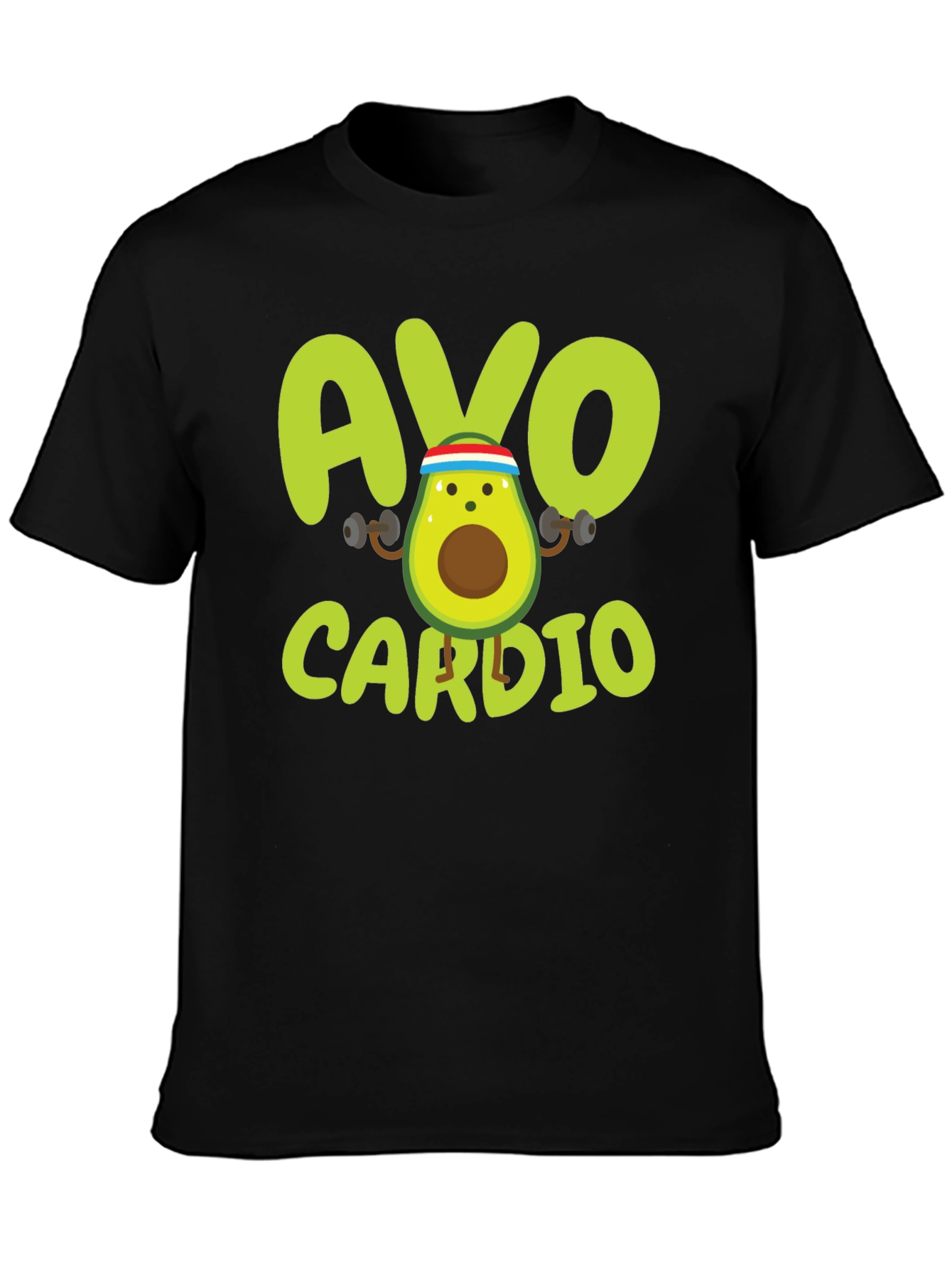 Avo Cardio T-Shirt - Workout Avocado Tee