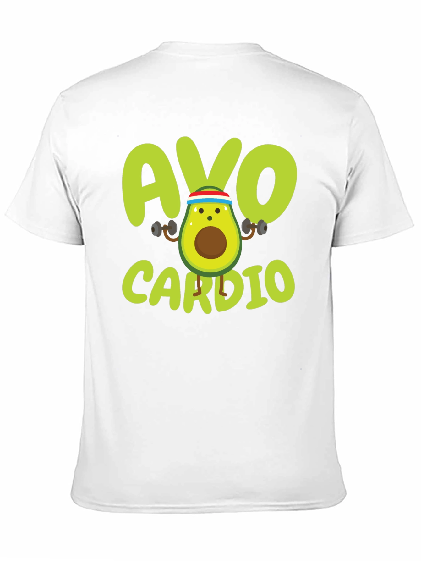 Avo Cardio T-Shirt - Workout Avocado Tee
