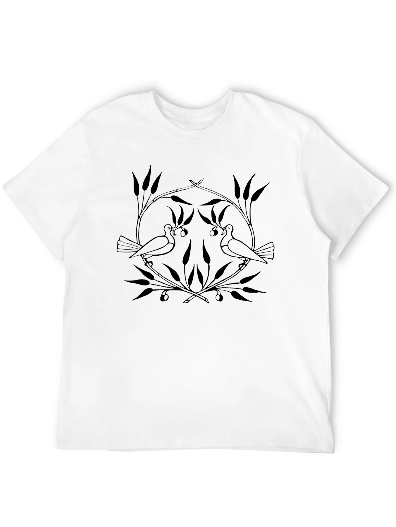 Doves and Olive Branch Graphic Tee