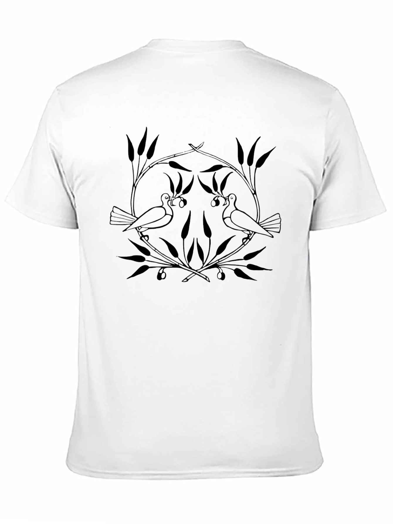 Doves and Olive Branch Graphic Tee