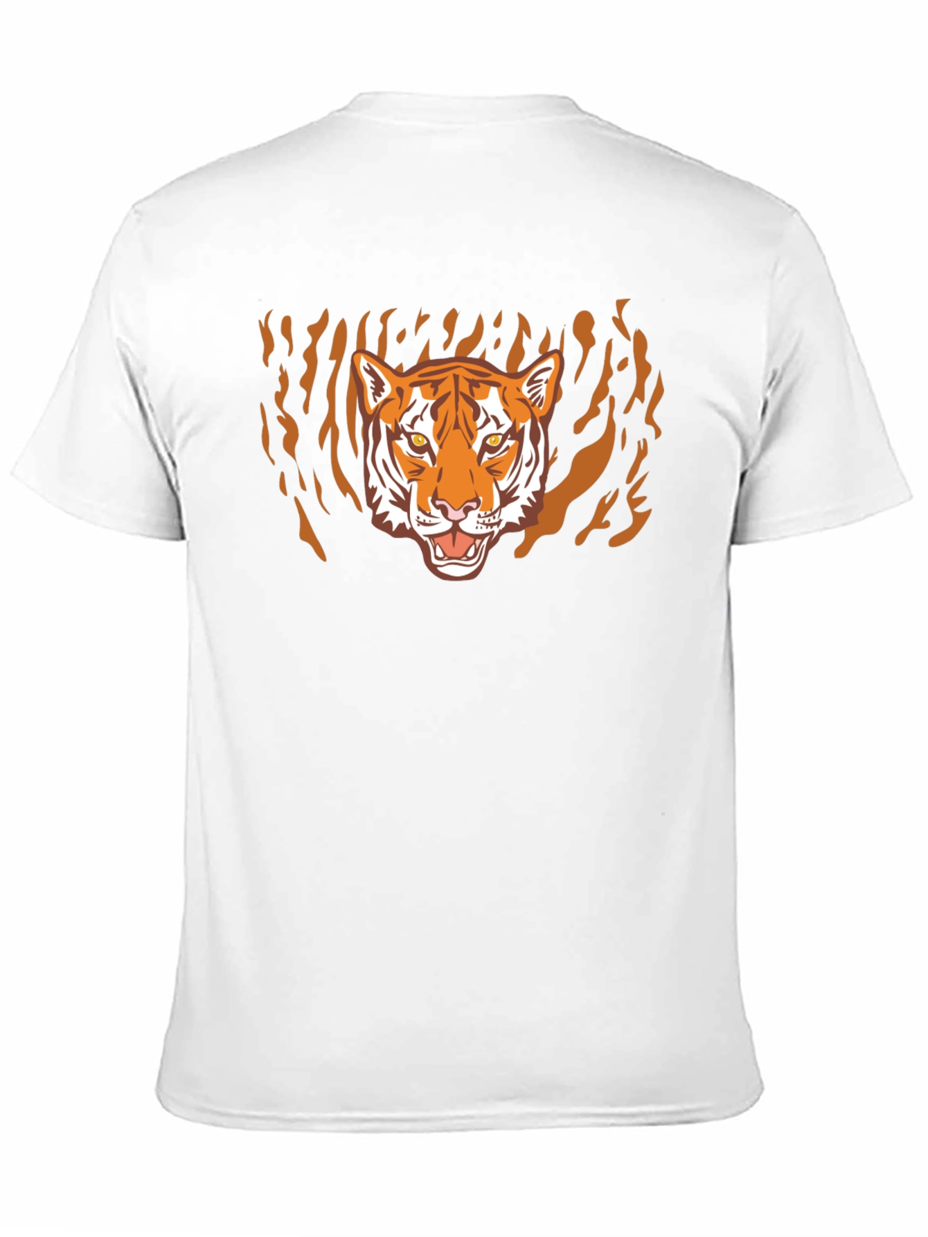 Bold Tiger Graphic Black T-Shirt