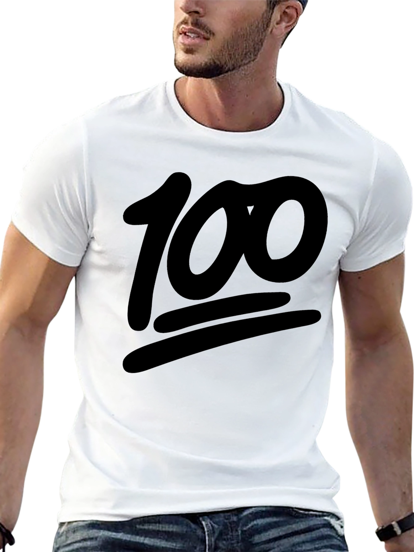 100 Emoji Black T-Shirt