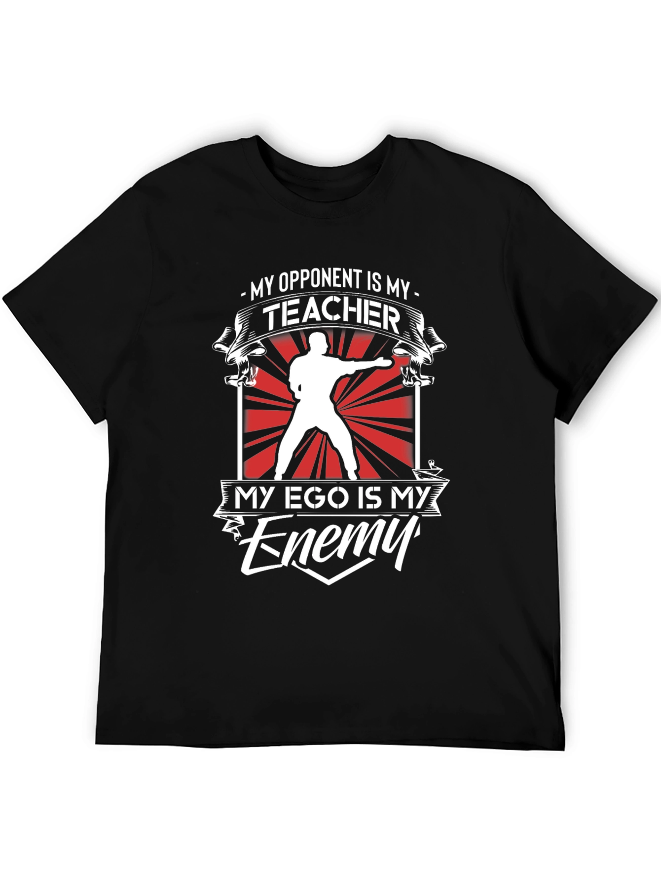 Martial Arts T-Shirt: Opponent Teacher Ego Enemy