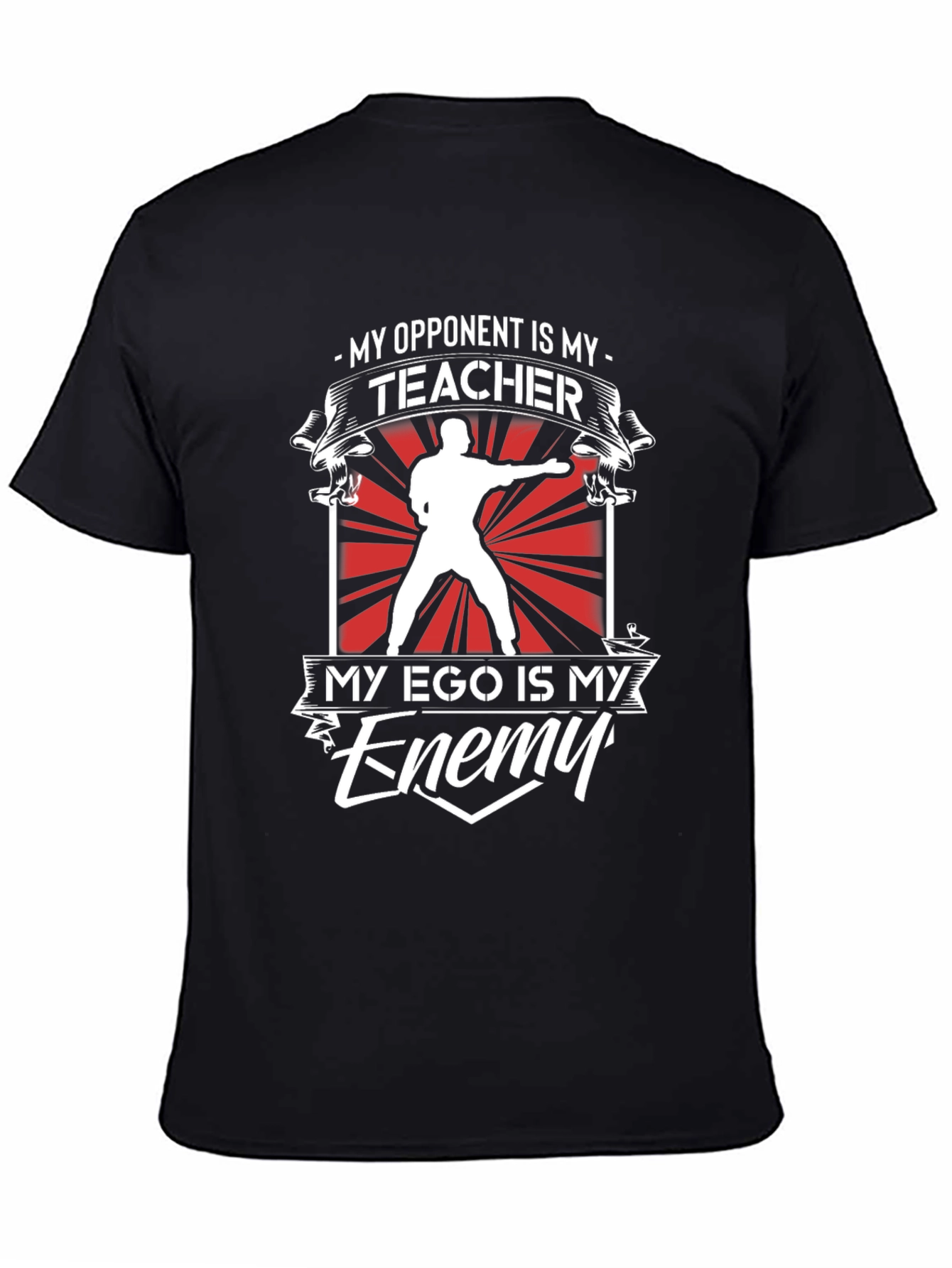 Martial Arts T-Shirt: Opponent Teacher Ego Enemy