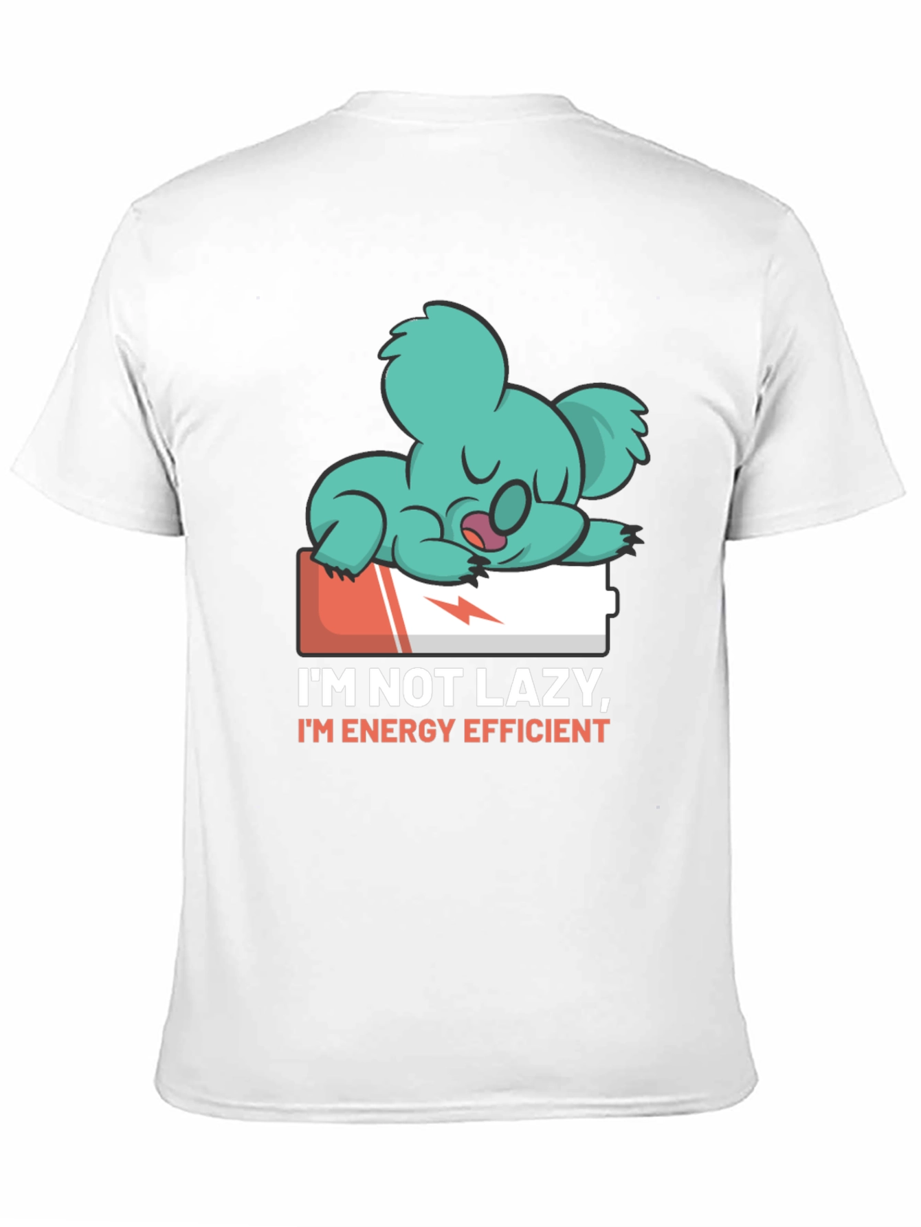 Lazy Koala Energy Efficient Black Tee
