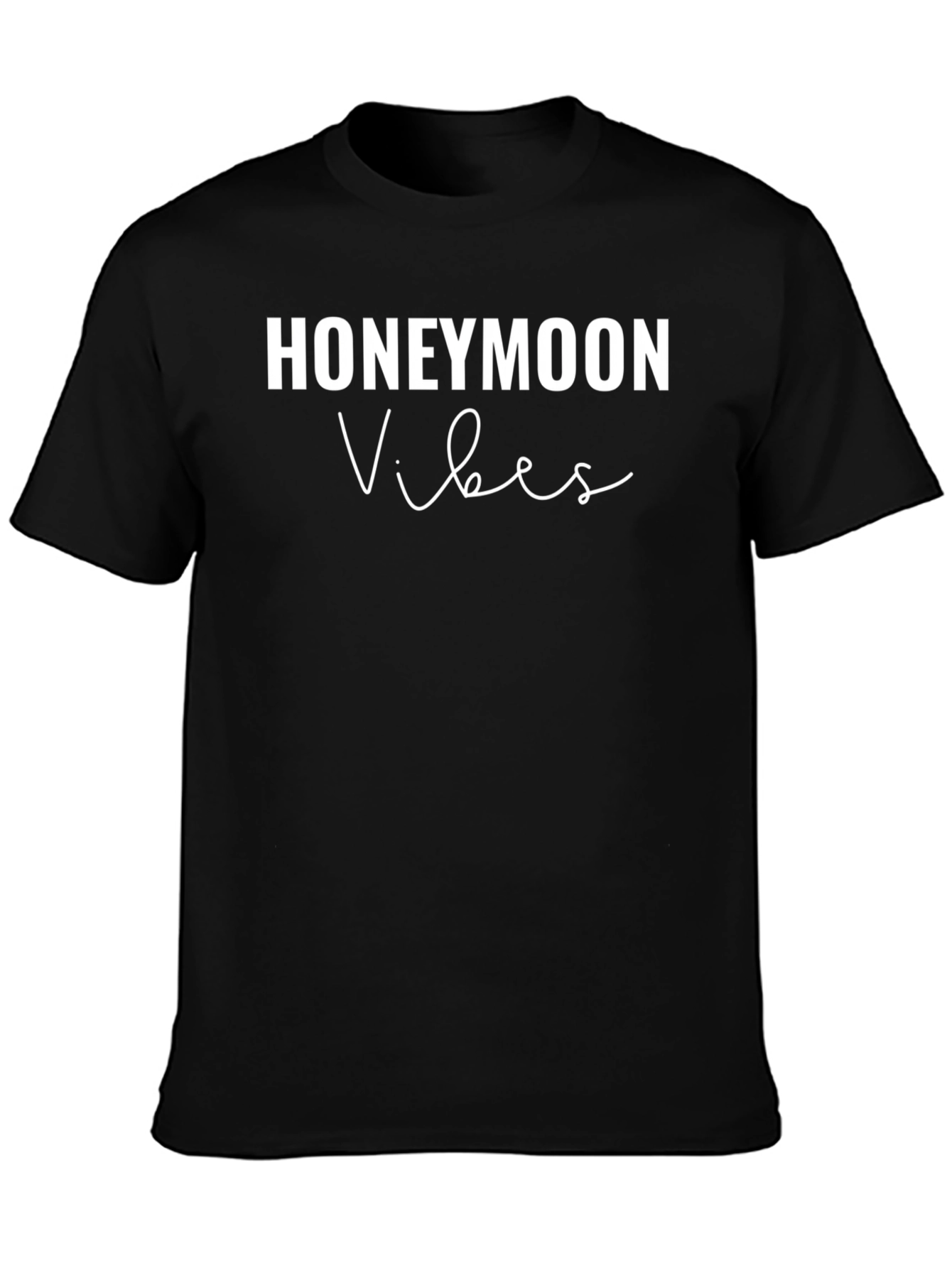 Honeymoon Vibes Graphic Tee - Soft Cotton Blend