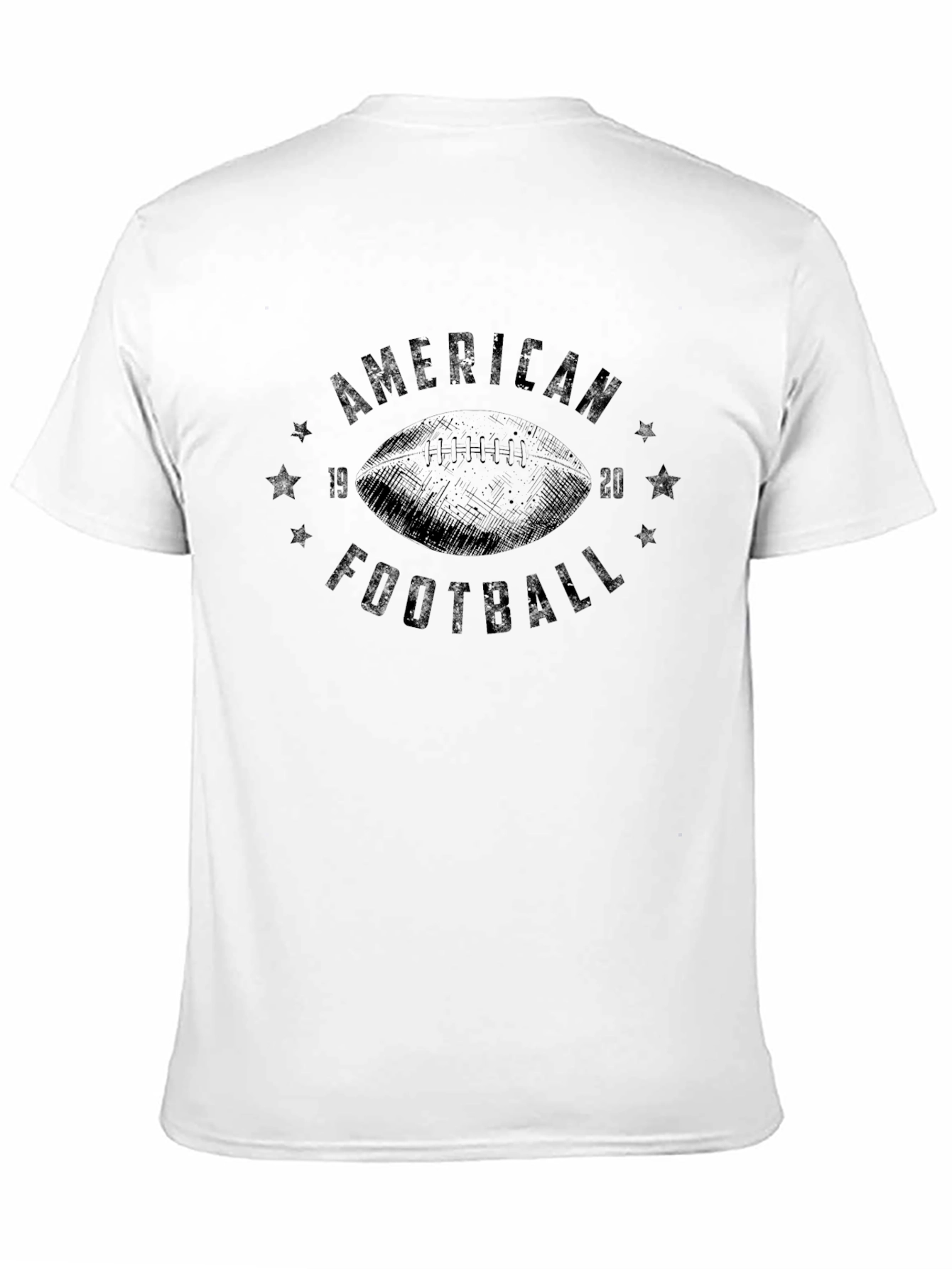American Football Graphic Tee - Black