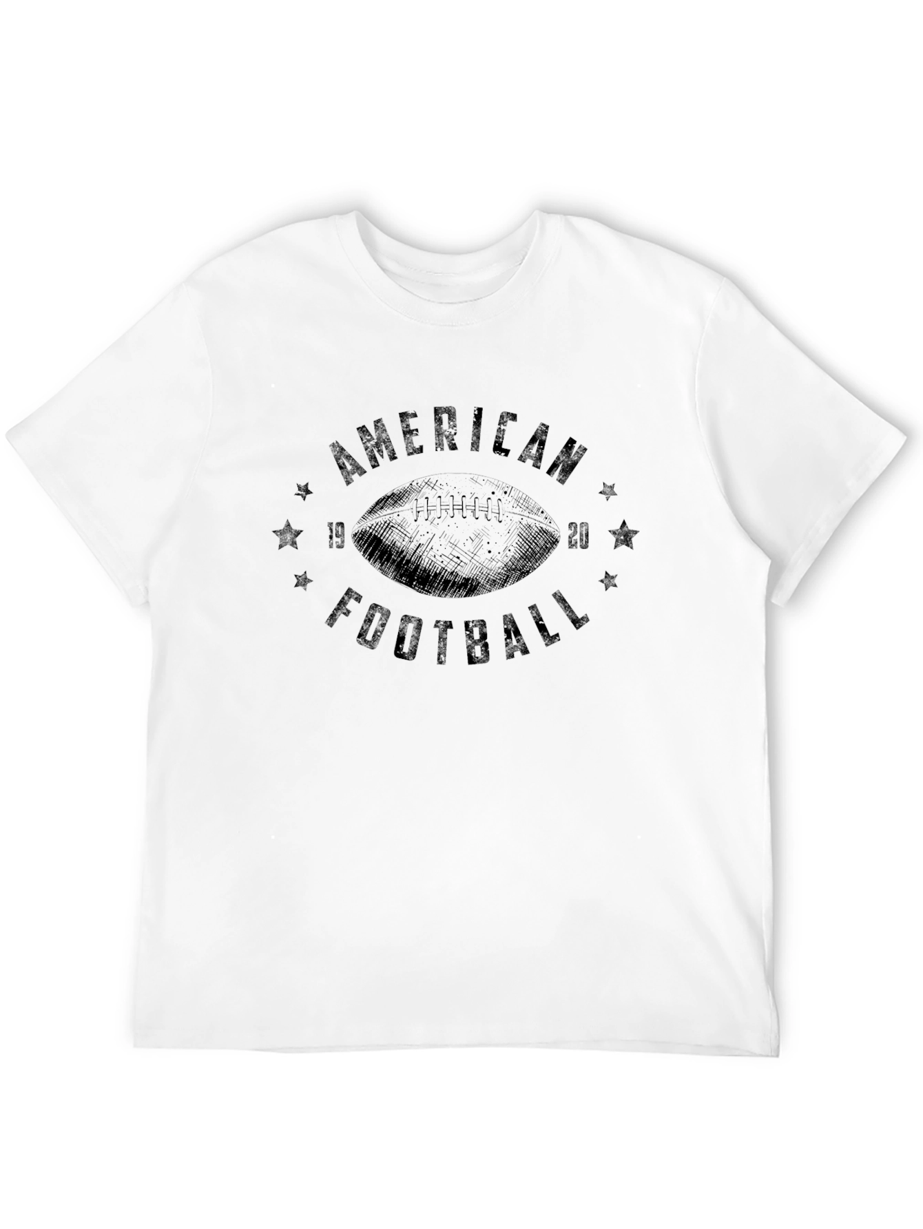 American Football Graphic Tee - Black