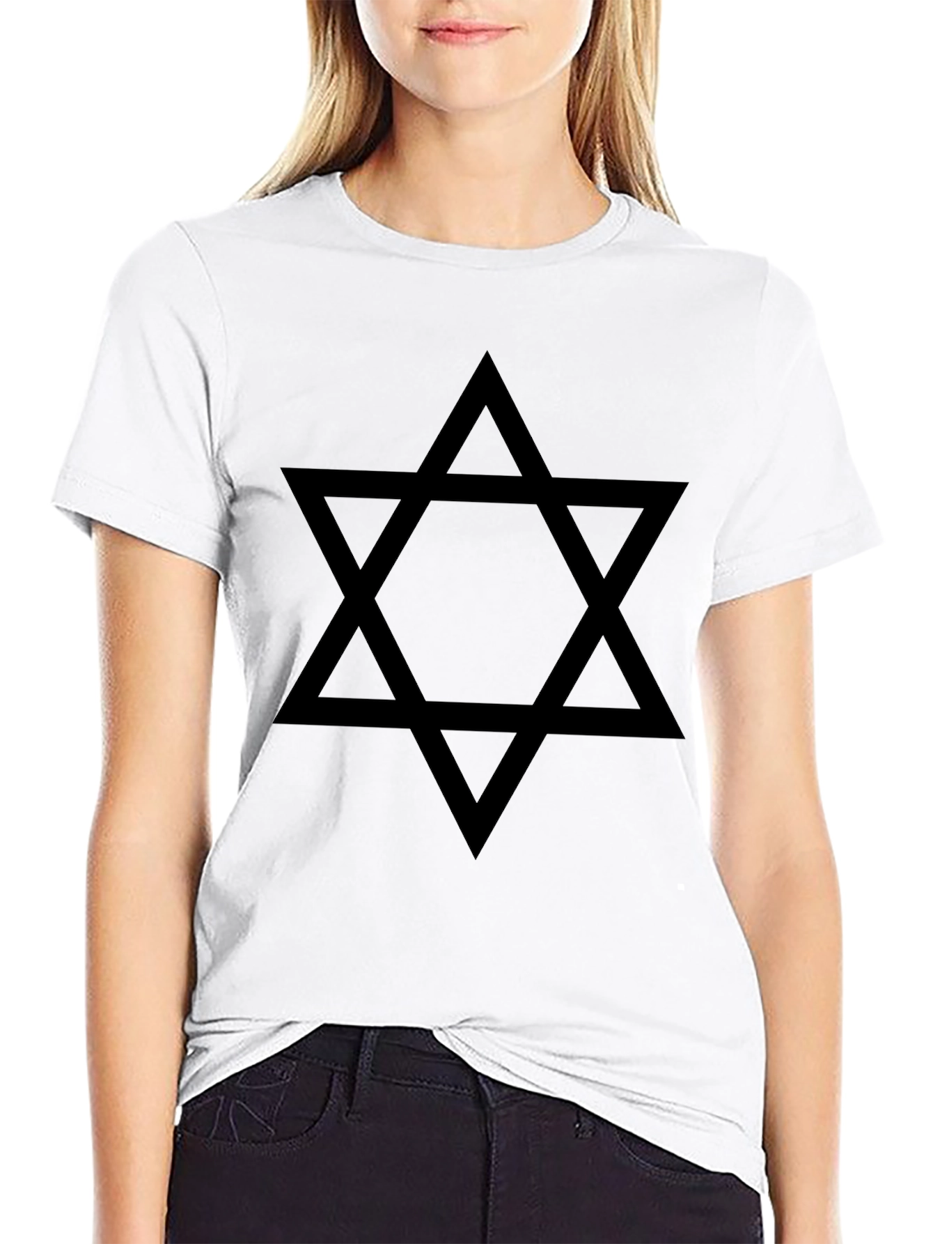 Black Star of David T-Shirt