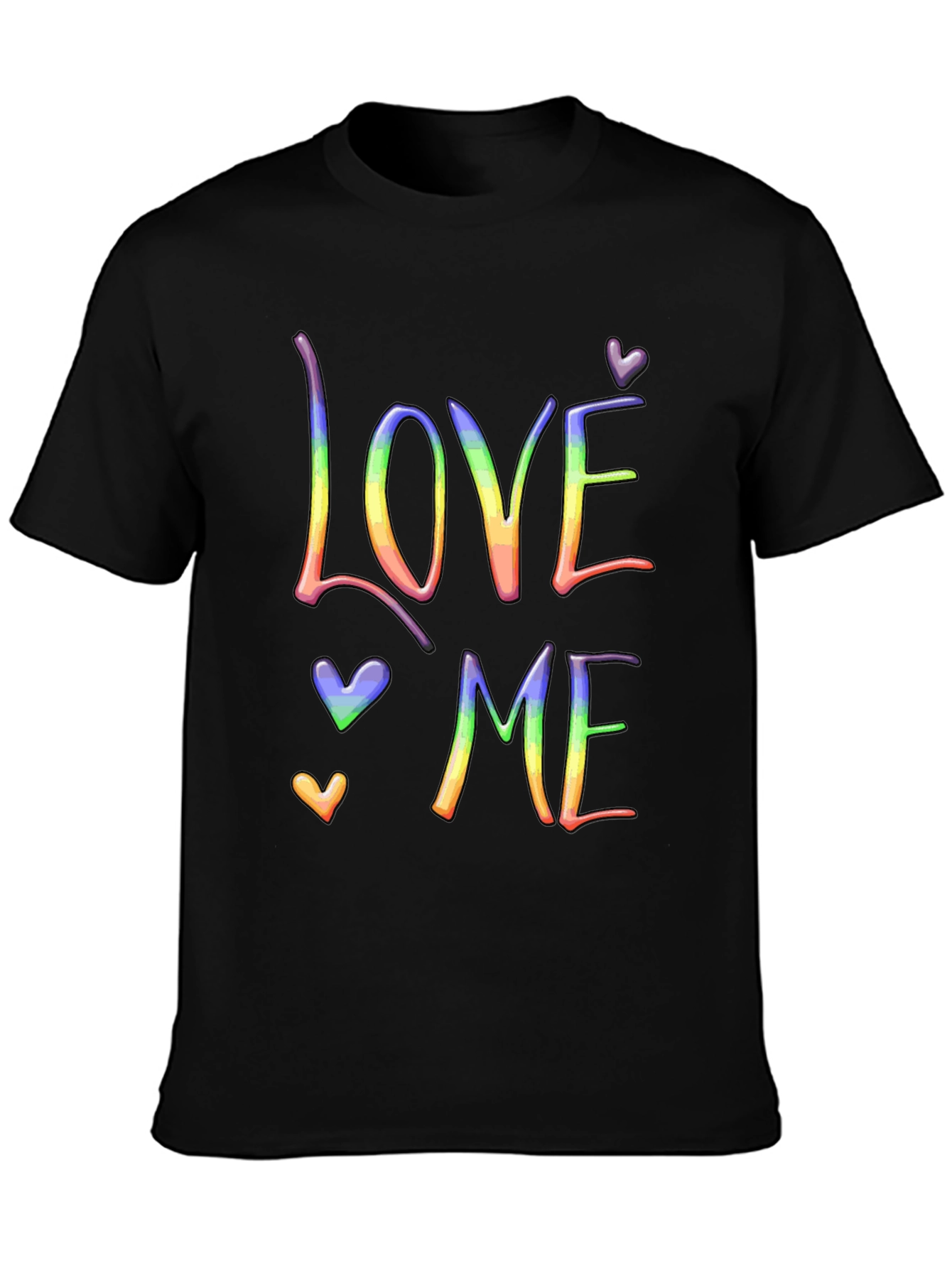 Love Me Graphic Tee - Rainbow Pride Shirt