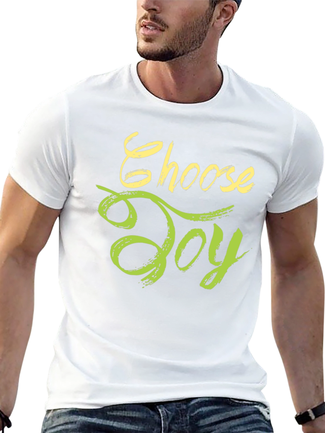 Choose Joy Graphic Tee - Black Unisex T-Shirt