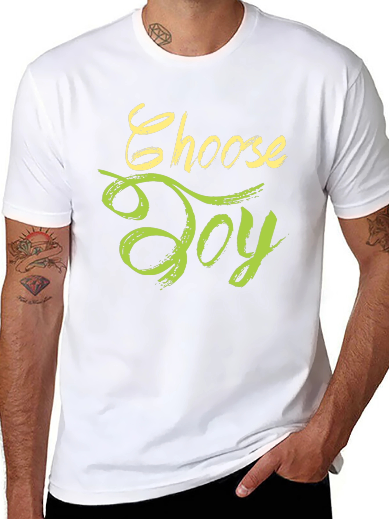 Choose Joy Graphic Tee - Black Unisex T-Shirt