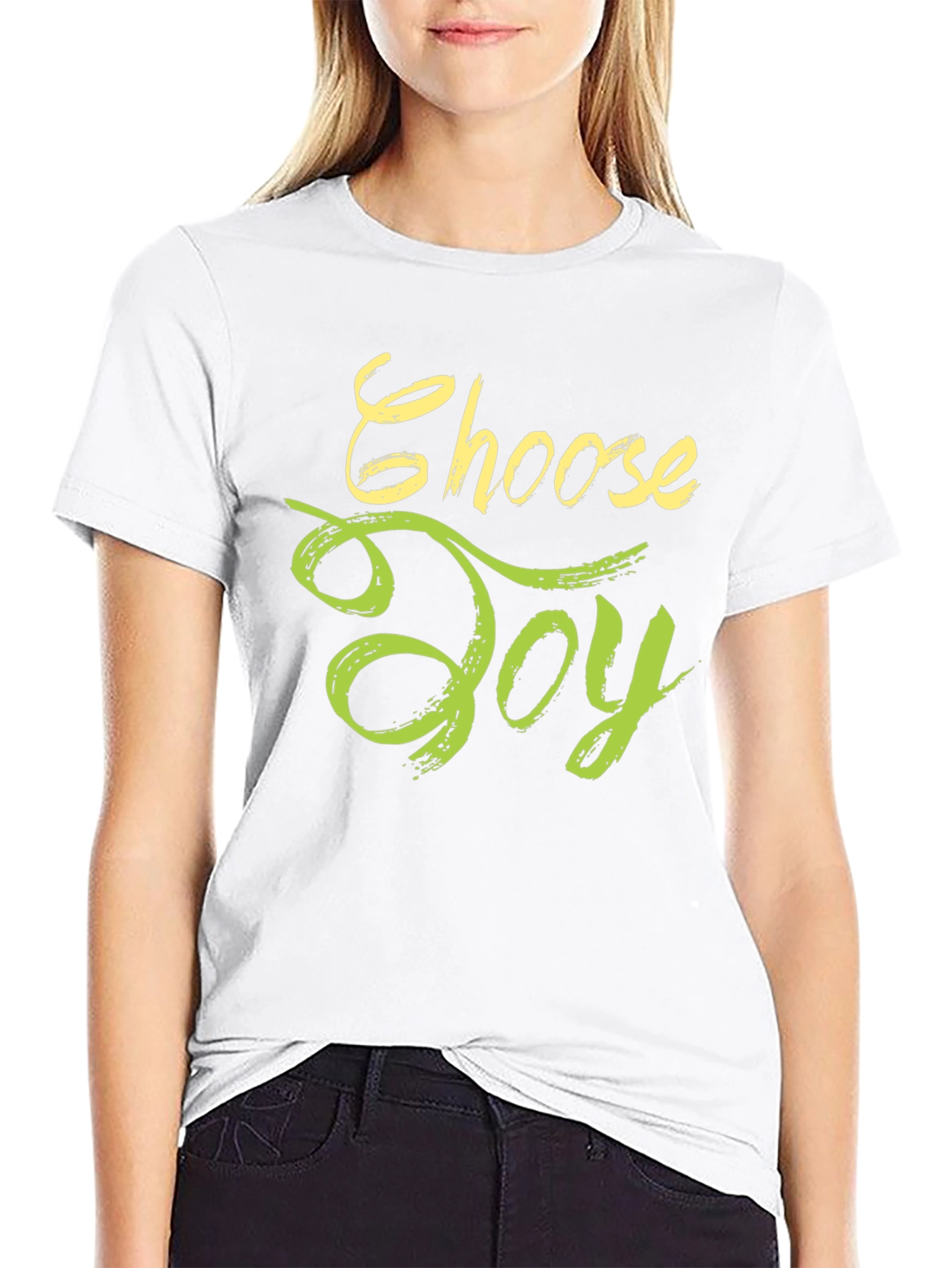 Choose Joy Graphic Tee - Black Unisex T-Shirt