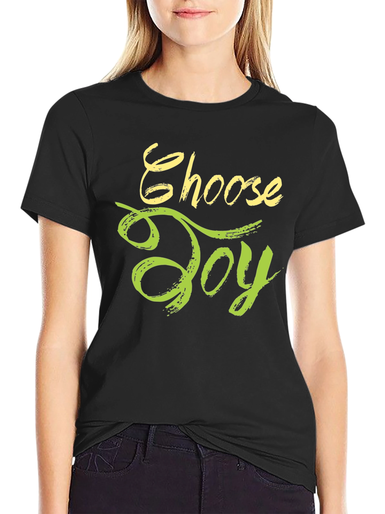 Choose Joy Graphic Tee - Black Unisex T-Shirt