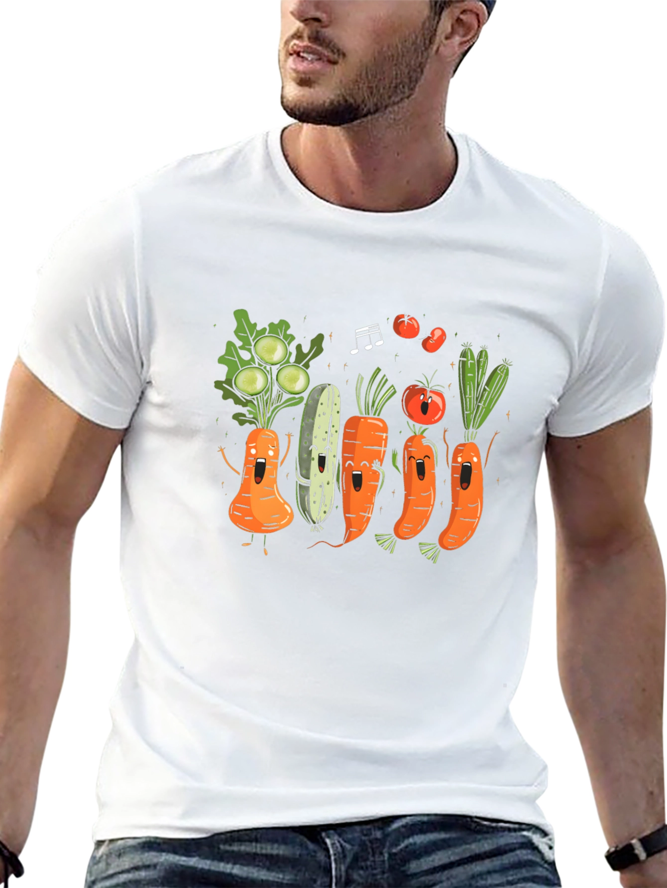 Vegetable Band T-Shirt: Fun Foodie Fashion
