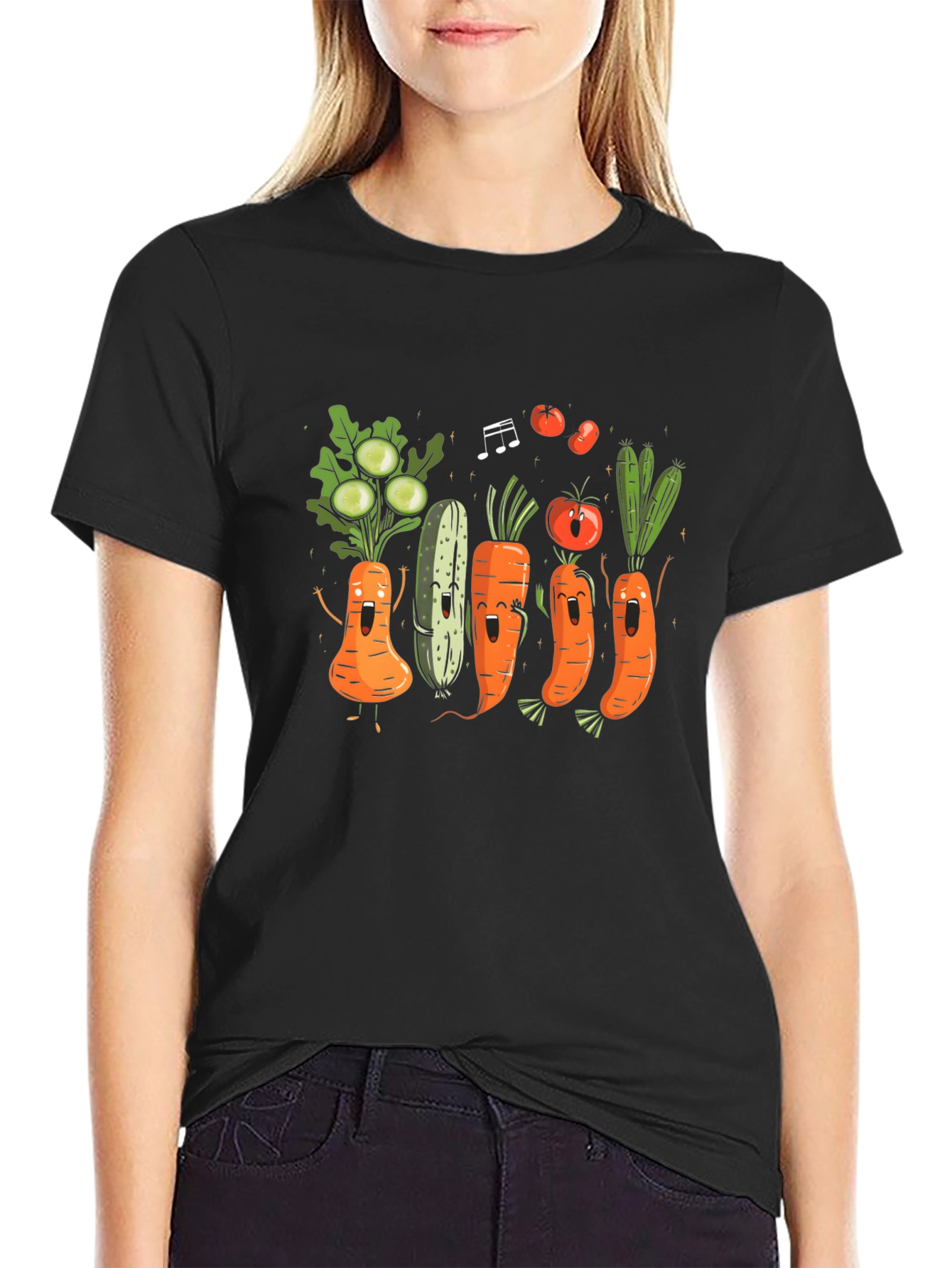 Vegetable Band T-Shirt: Fun Foodie Fashion