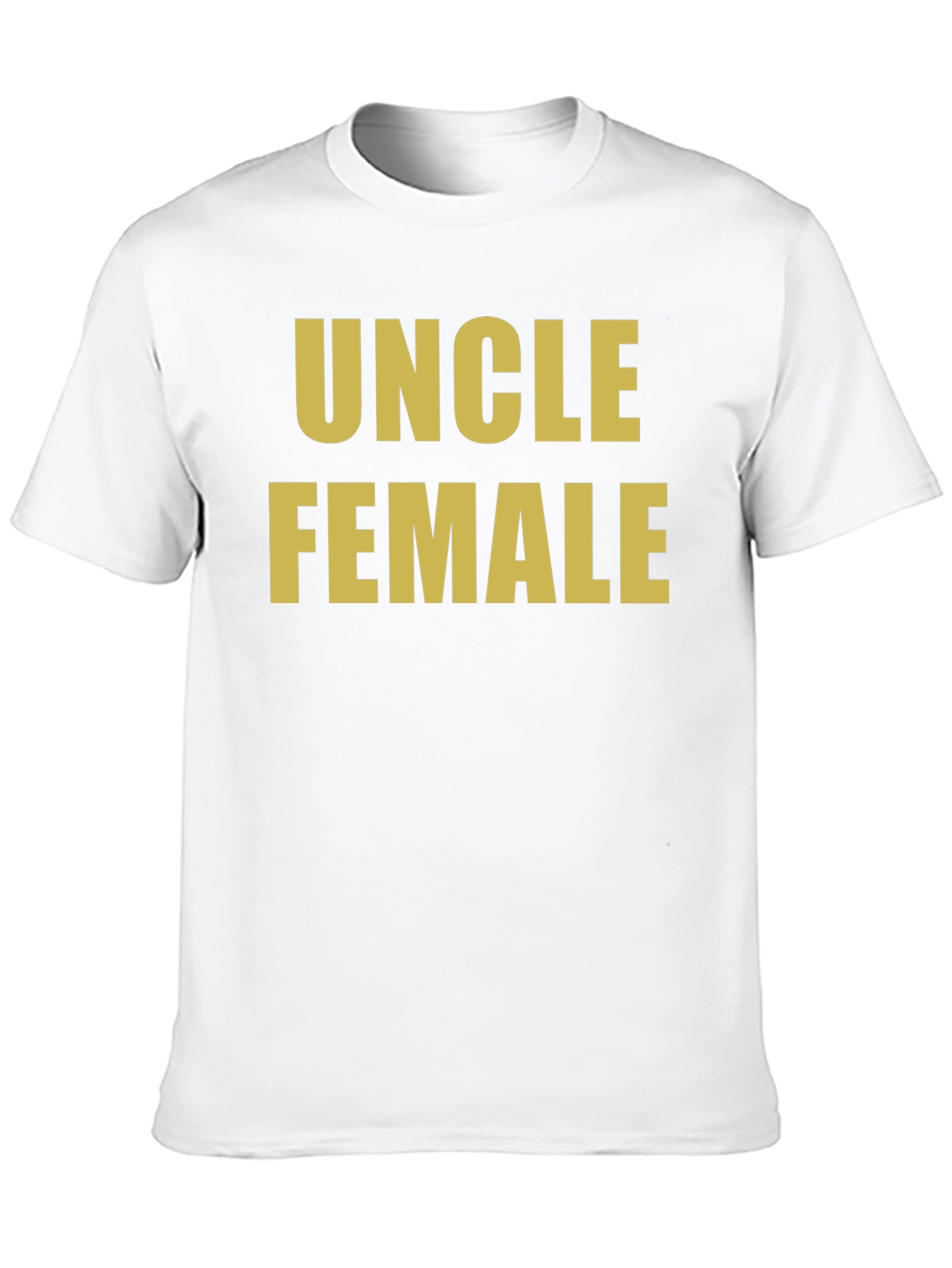 Uncle Female Black T-Shirt Novelty Humor