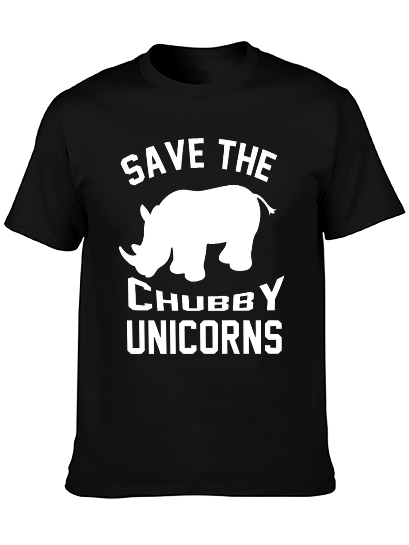 Save the Chubby Unicorns Graphic Tee
