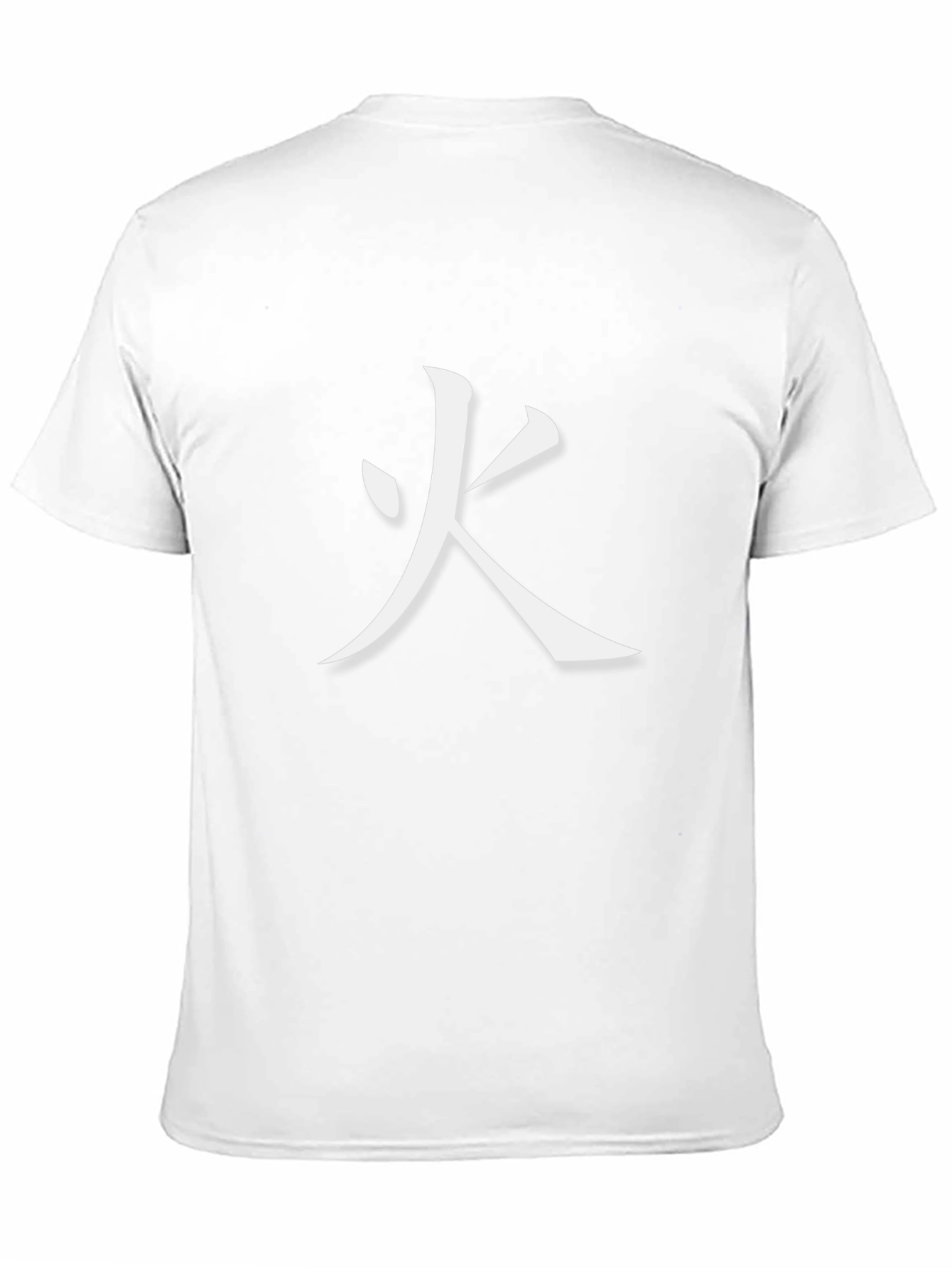 Fire Kanji T-Shirt - Black Casual Tee