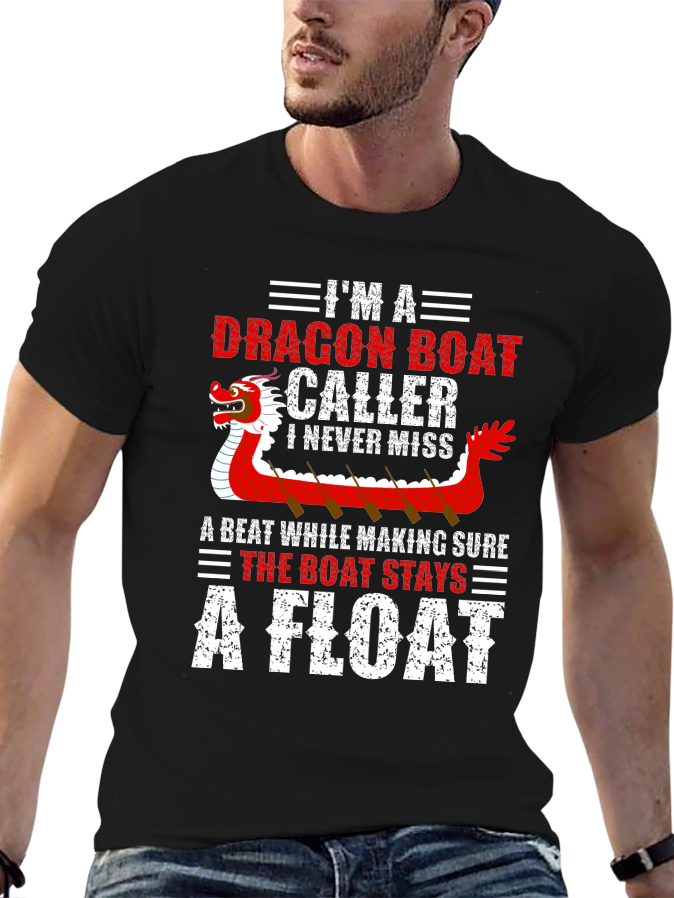 Dragon Boat Caller T-Shirt - Never Miss a Beat!