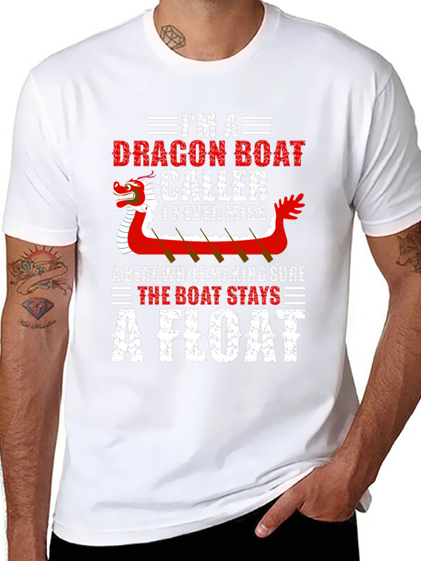 Dragon Boat Caller T-Shirt - Never Miss a Beat!