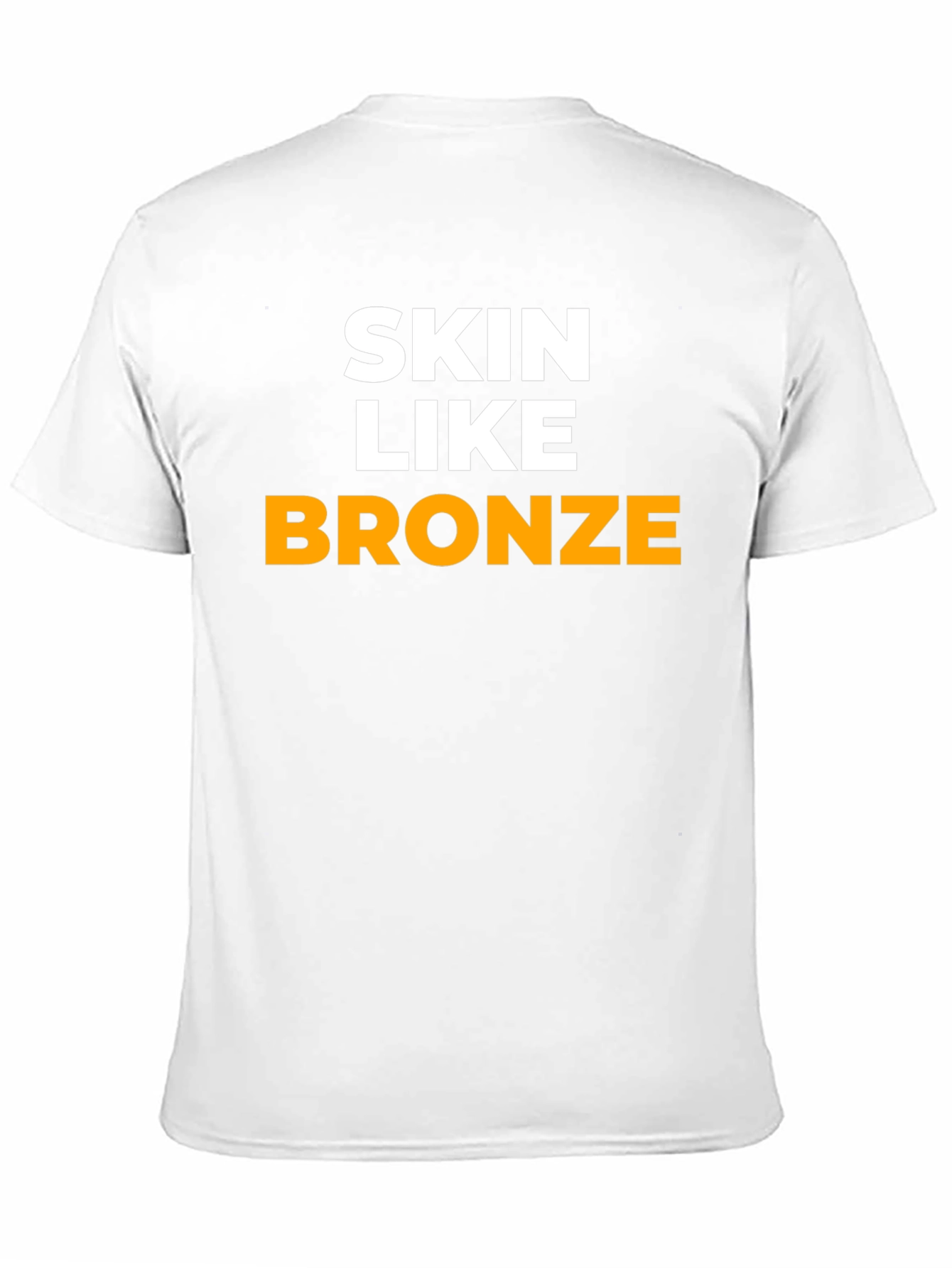 Skin Like Bronze Graphic Tee - Black Cotton T-Shirt