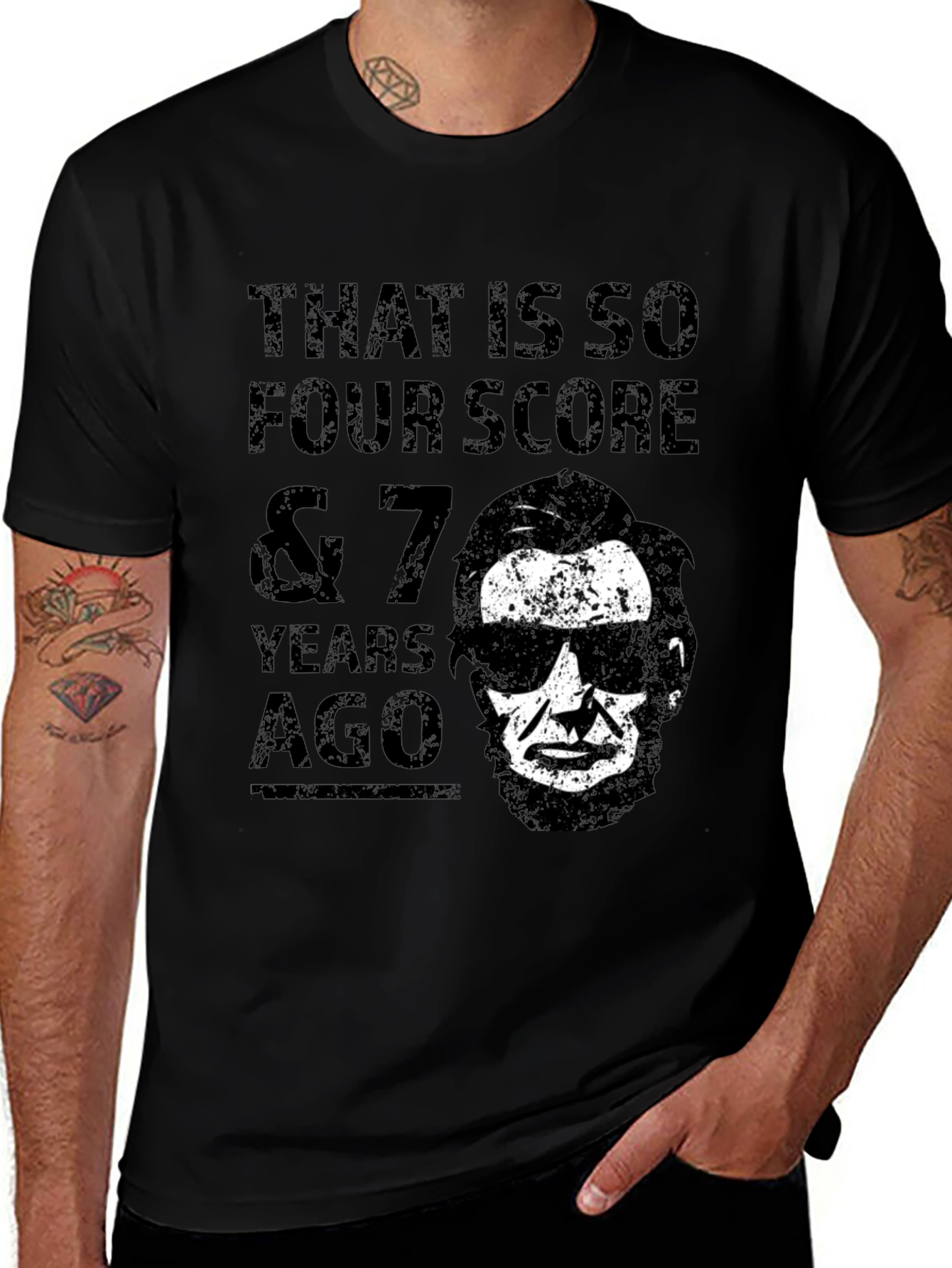 Abraham Lincoln Four Score T-Shirt