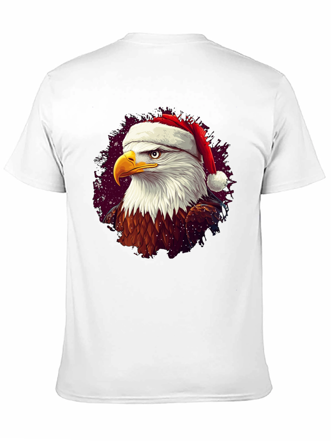Festive Eagle T-Shirt: Christmas Holiday Apparel