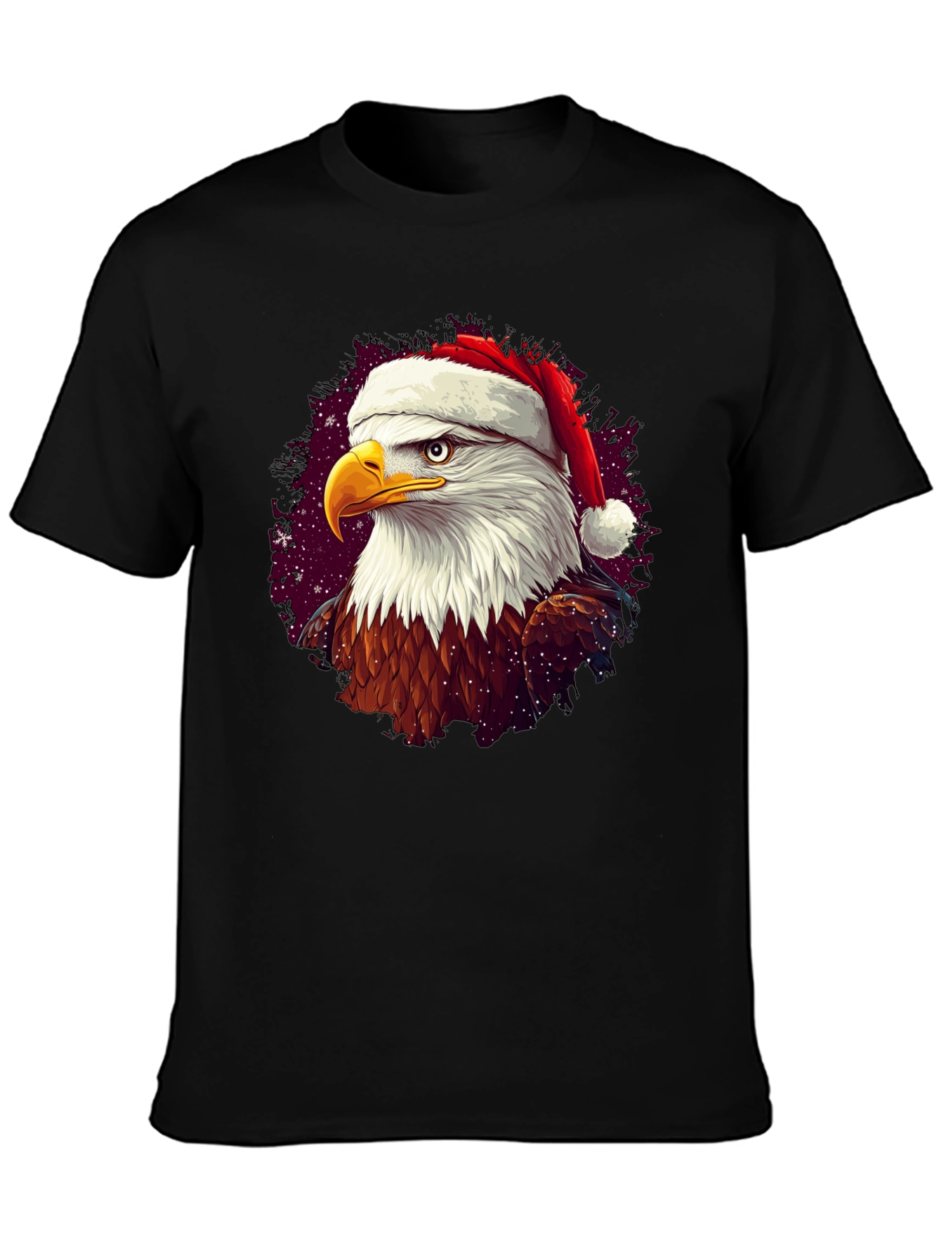 Festive Eagle T-Shirt: Christmas Holiday Apparel
