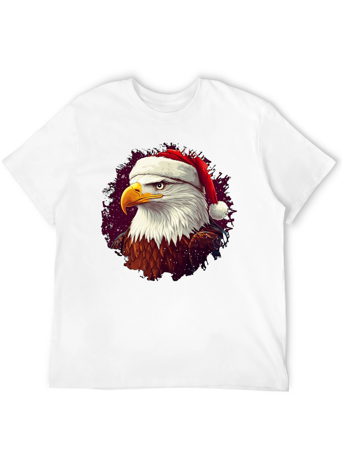 Festive Eagle T-Shirt: Christmas Holiday Apparel