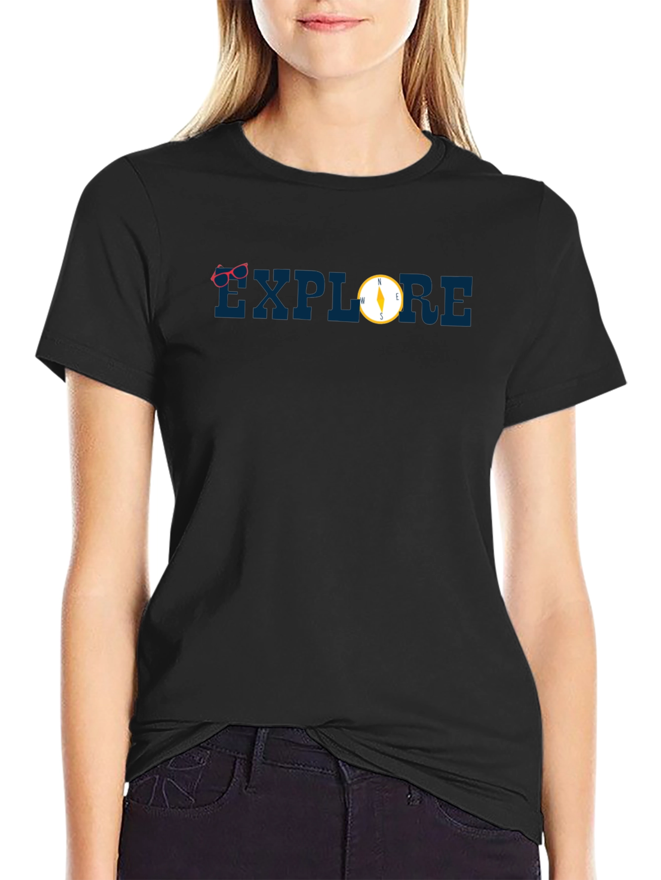 Explore T-Shirt Compass Graphic Tee