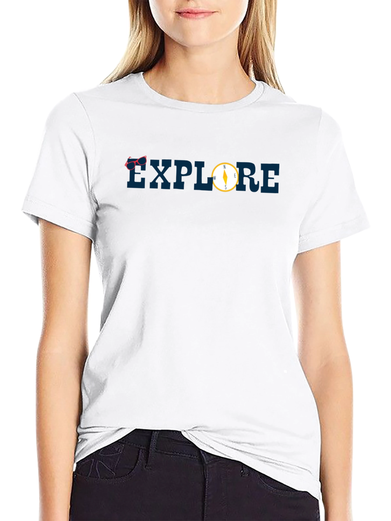 Explore T-Shirt Compass Graphic Tee