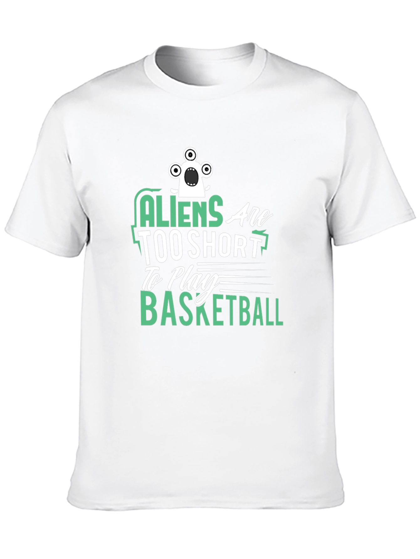 Aliens Basketball Graphic Tee - Black T-Shirt