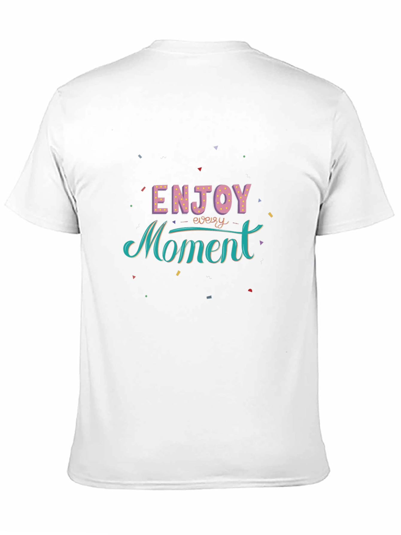 Enjoy Every Moment Graphic Black T-Shirt