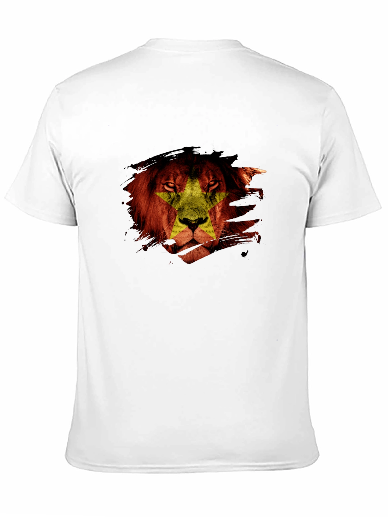 Lion Star Graphic Black T-Shirt