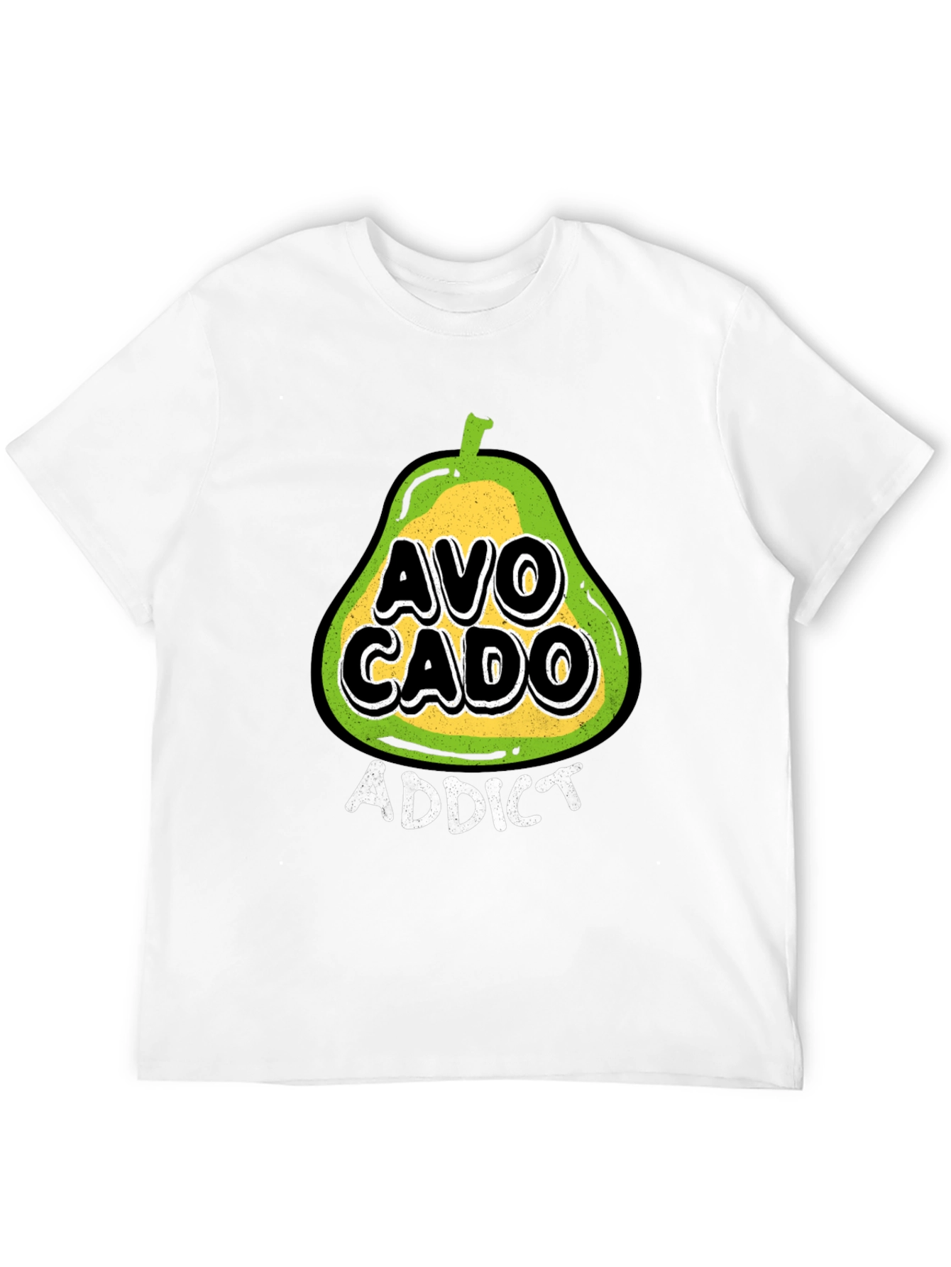 Avocado Addict Black T-Shirt - Trendy Graphic Tee