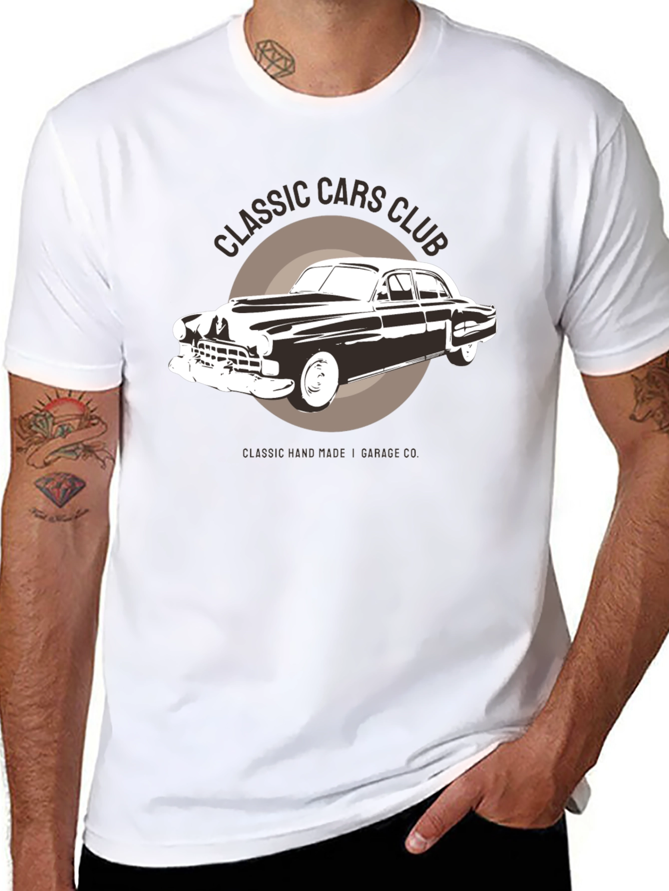 Classic Cars Club Graphic T-Shirt