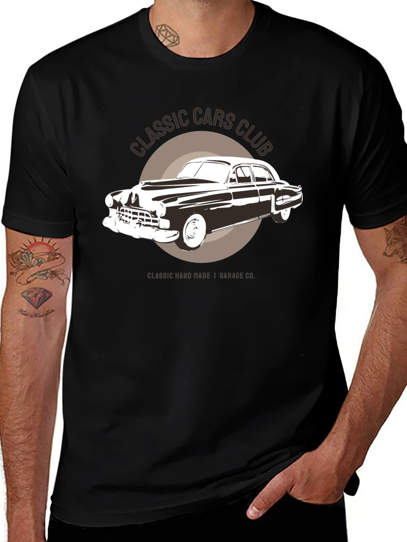 Classic Cars Club Graphic T-Shirt