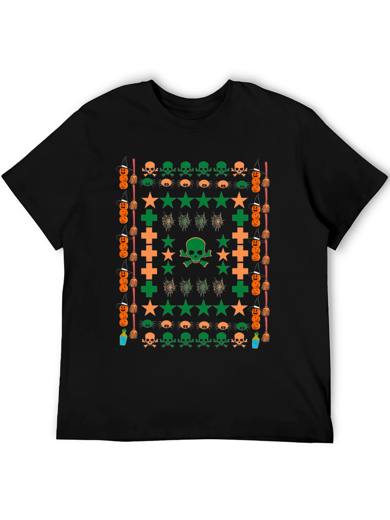Halloween Pattern T-Shirt: Spooky & Stylish