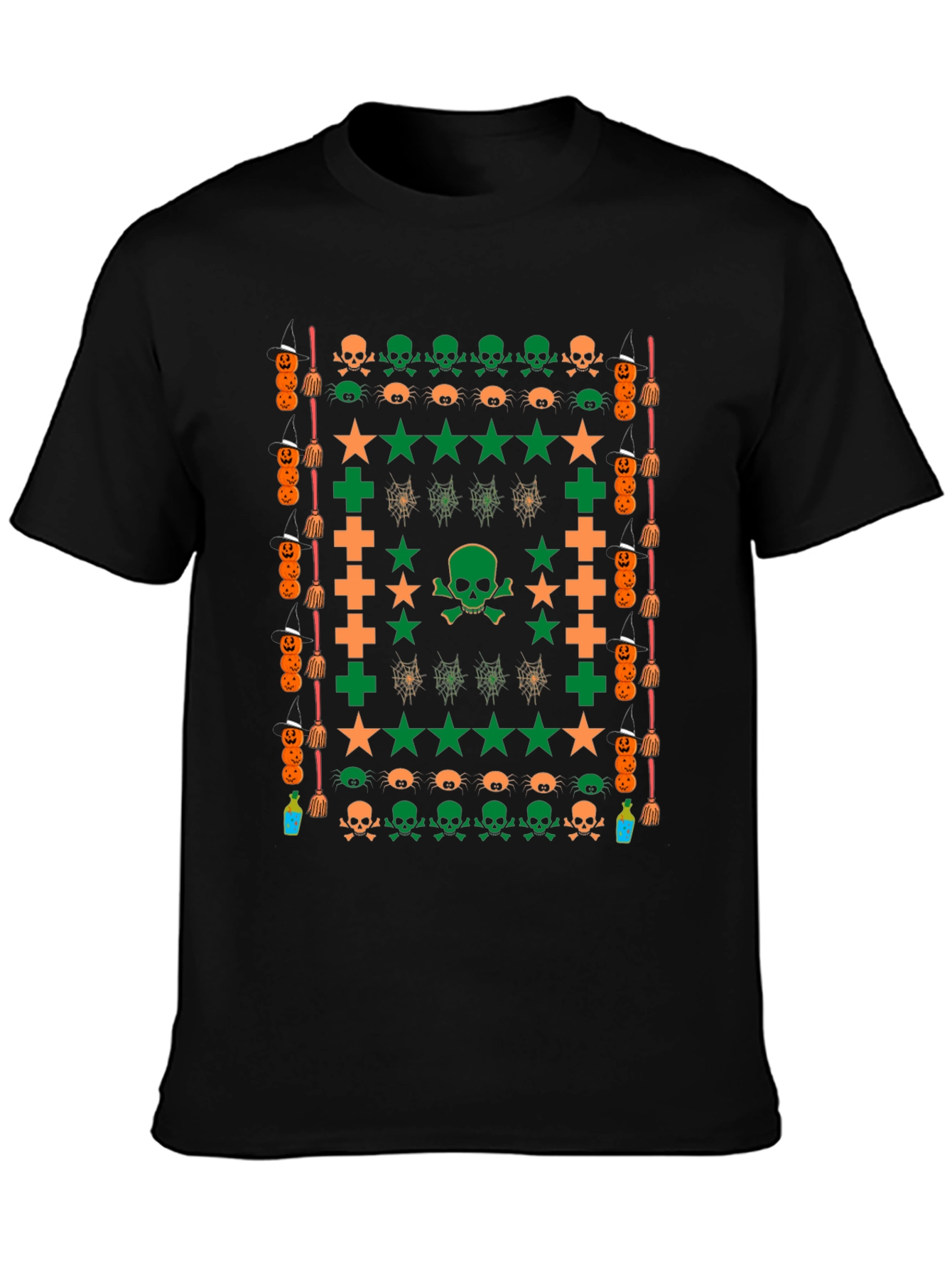 Halloween Pattern T-Shirt: Spooky & Stylish
