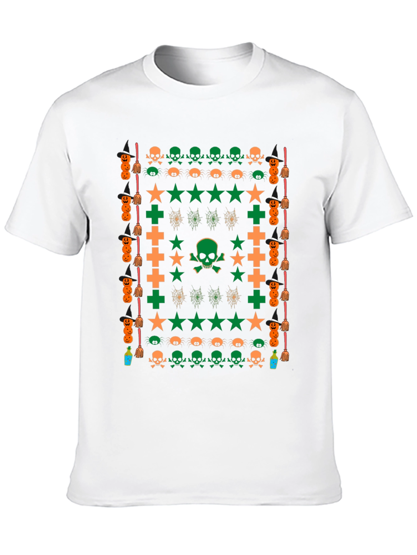 Halloween Pattern T-Shirt: Spooky & Stylish