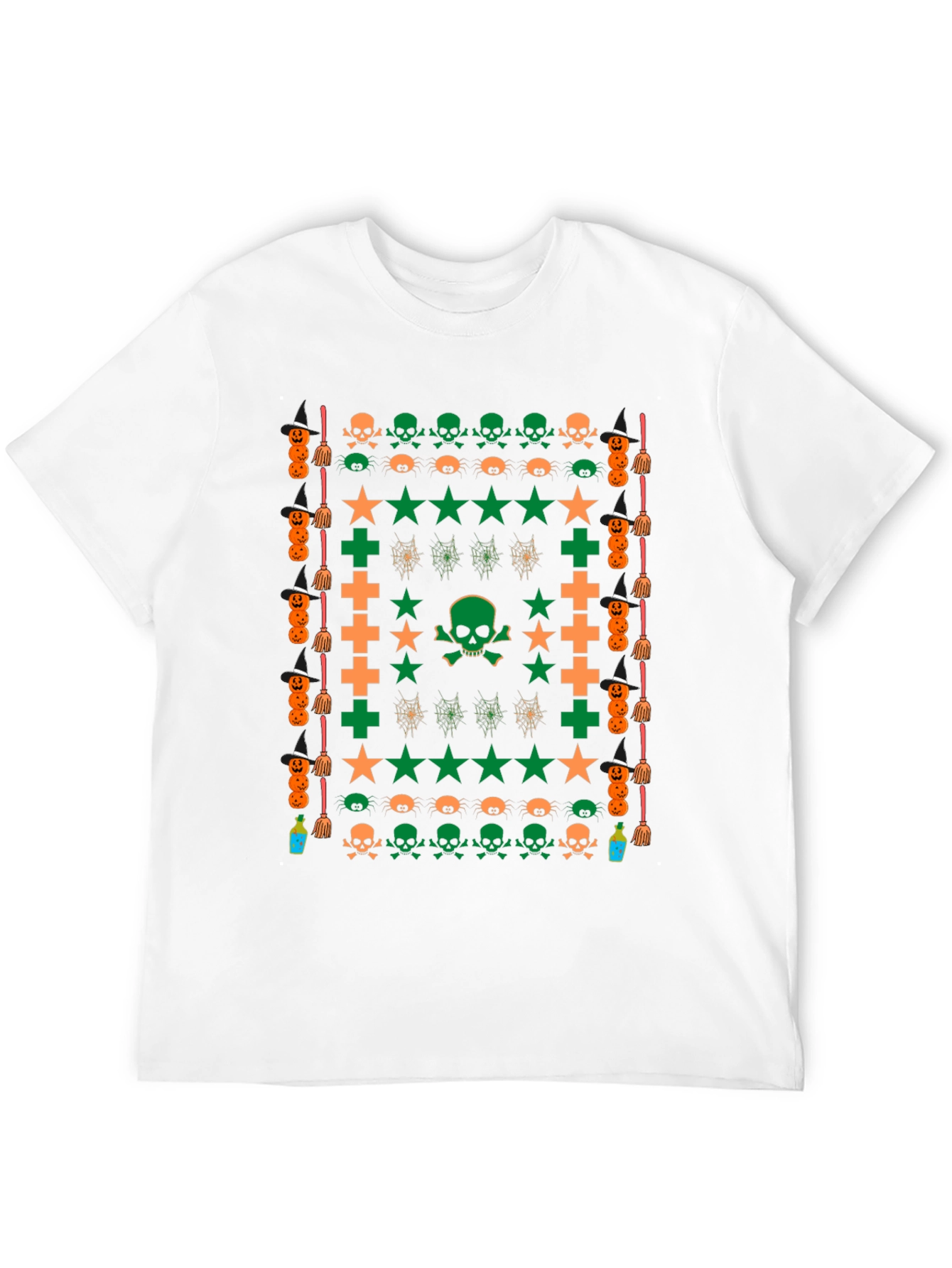 Halloween Pattern T-Shirt: Spooky & Stylish