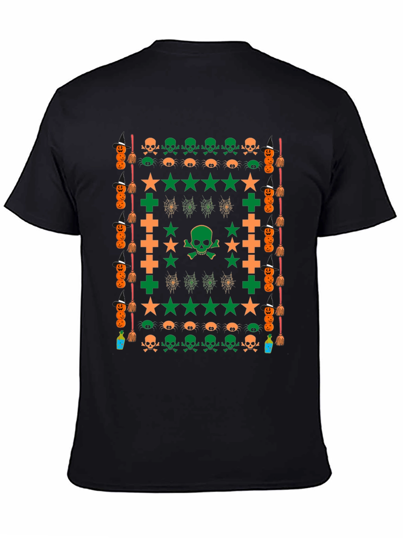 Halloween Pattern T-Shirt: Spooky & Stylish