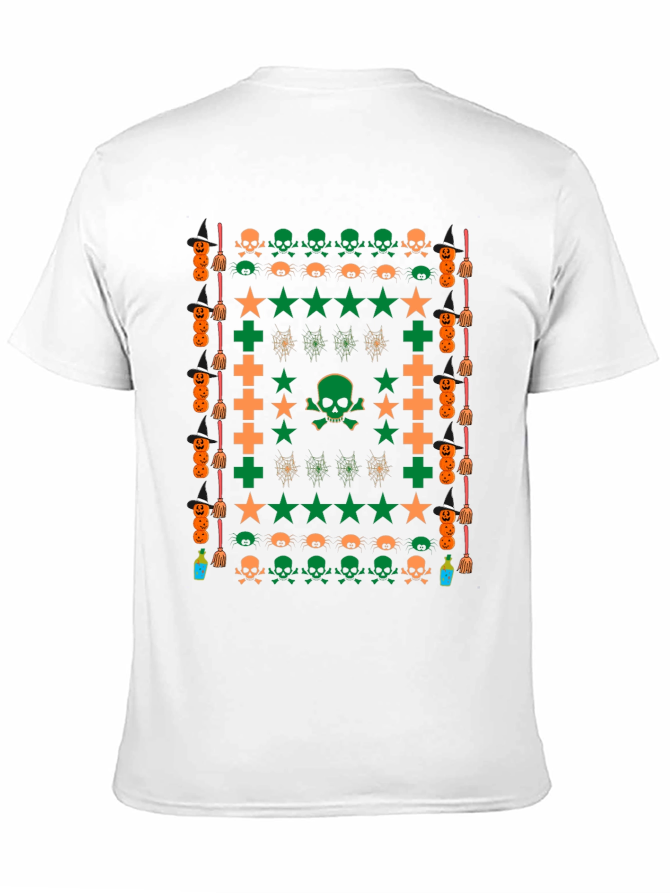 Halloween Pattern T-Shirt: Spooky & Stylish