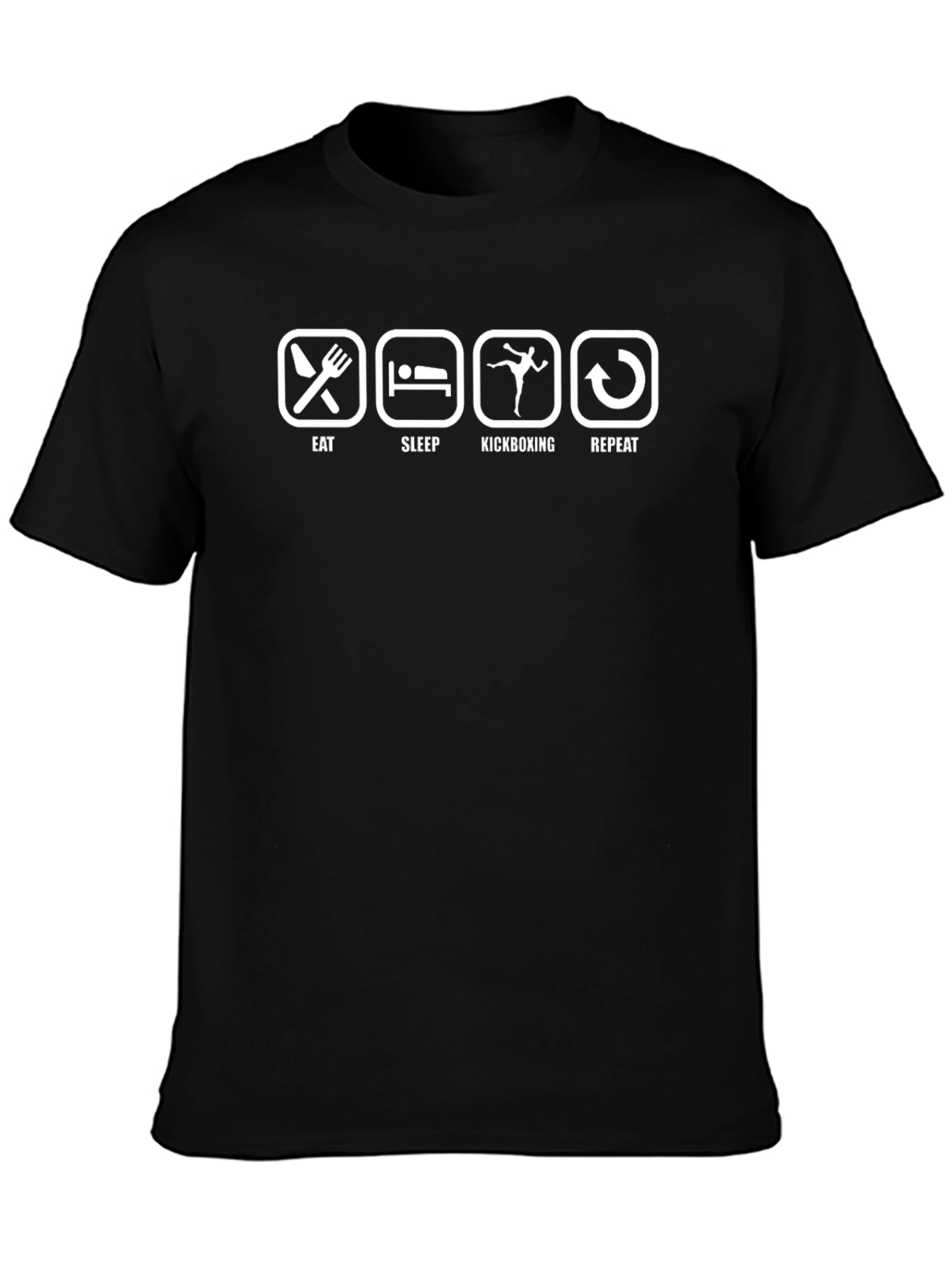 Eat Sleep Kickboxing Repeat T-Shirt