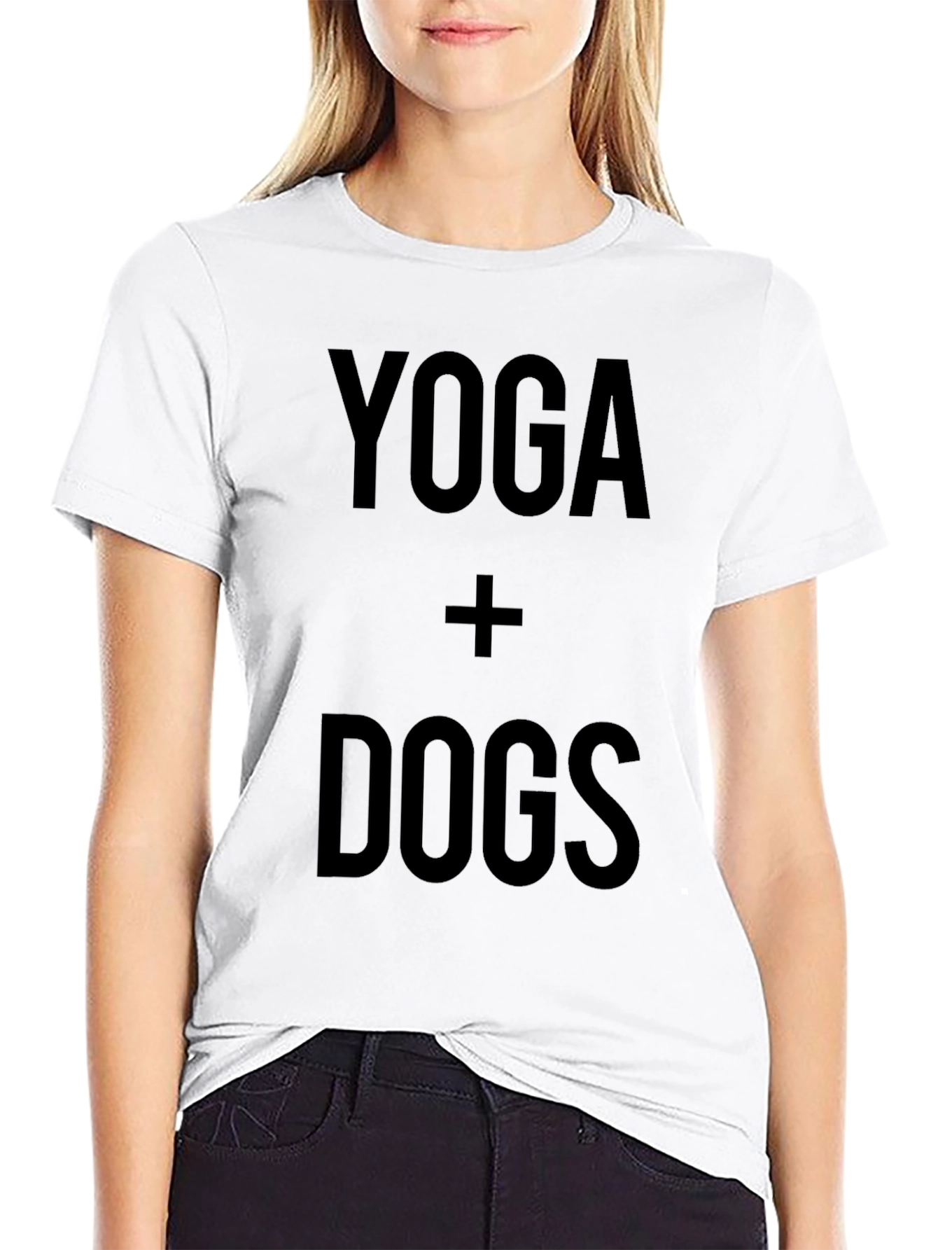 Yoga + Dogs Graphic Tee - Unisex Casual Shirt