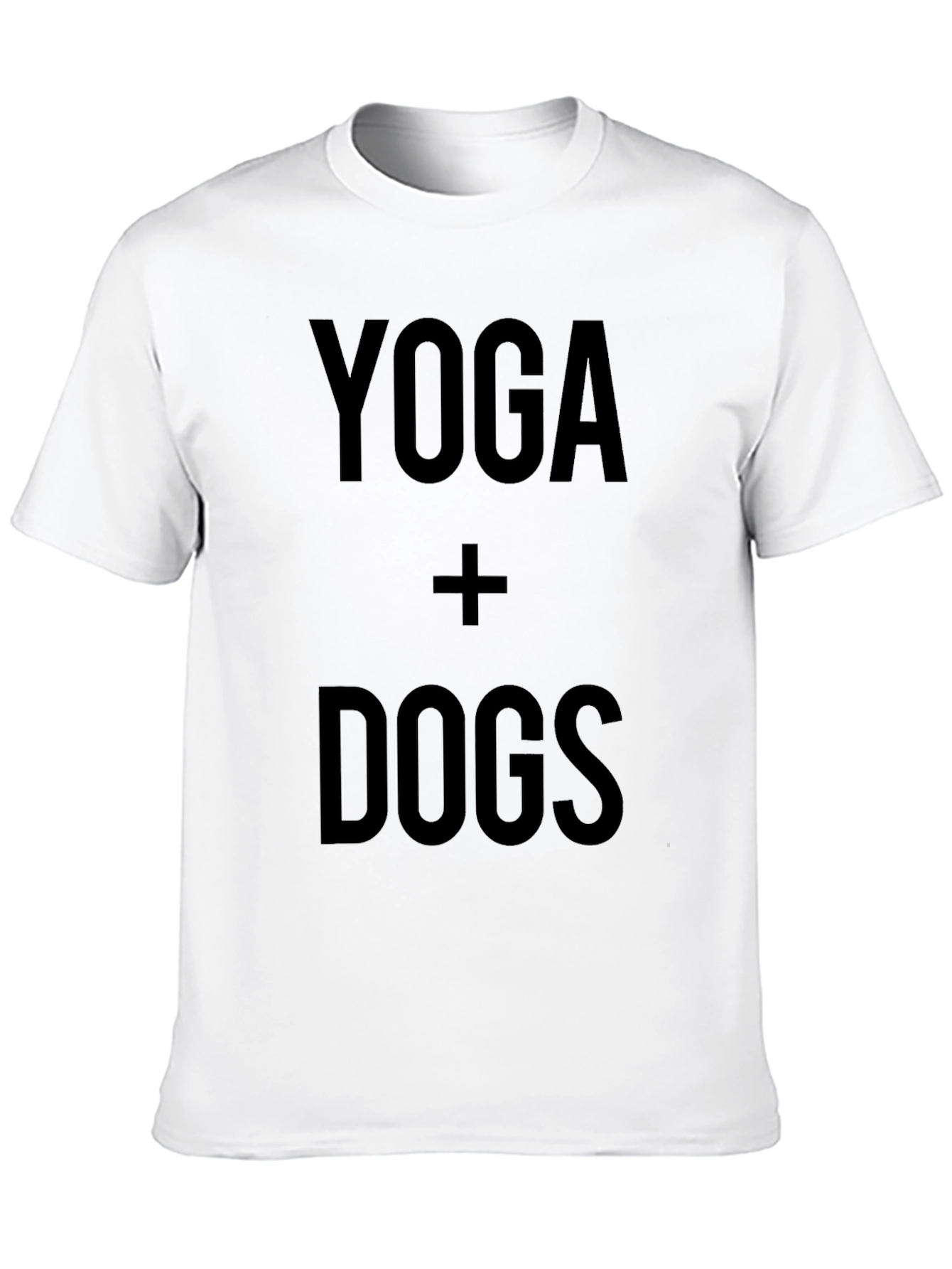 Yoga + Dogs Graphic Tee - Unisex Casual Shirt