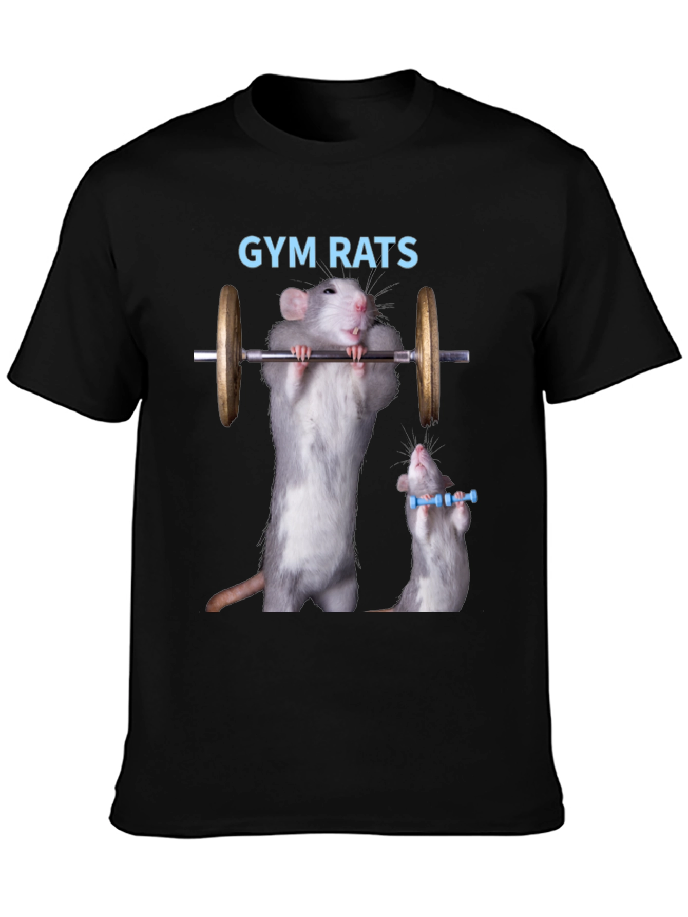 Gym Rats Graphic Tee - Funny Workout Shirt